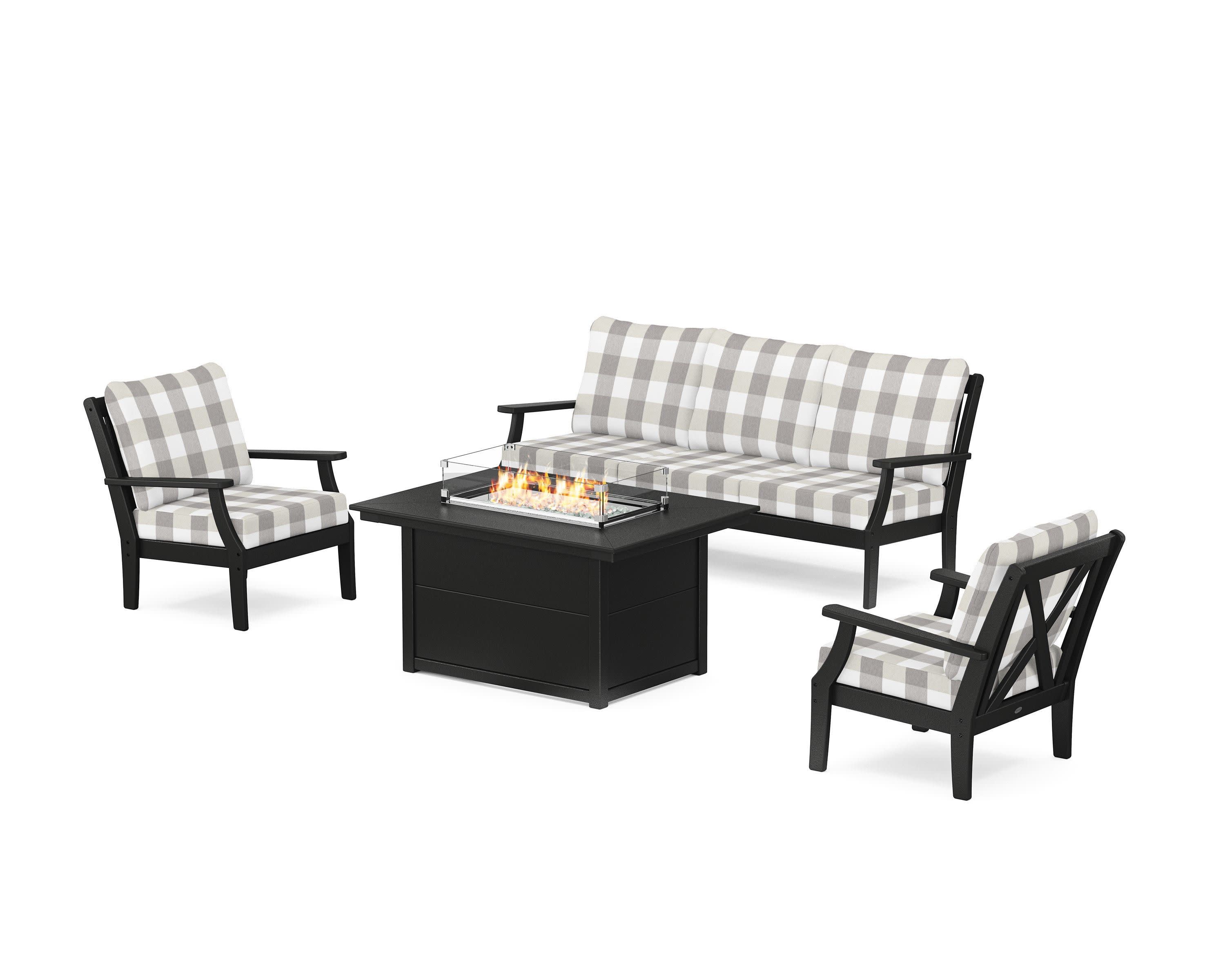 Braxton Deep Seating Fire Pit Table Set - Image 122