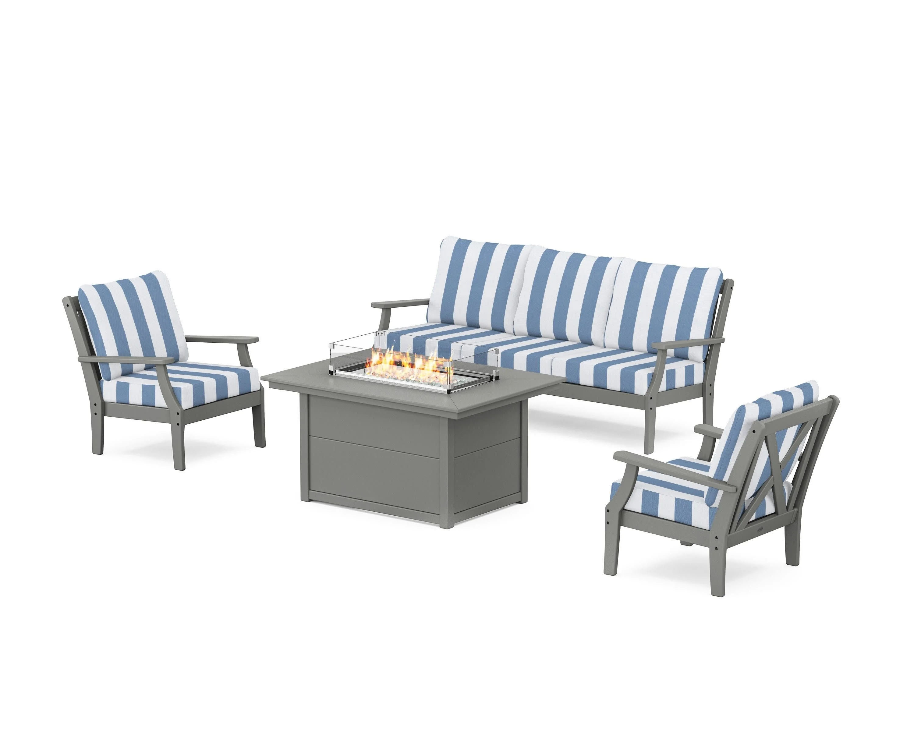 Braxton Deep Seating Fire Pit Table Set - Image 129