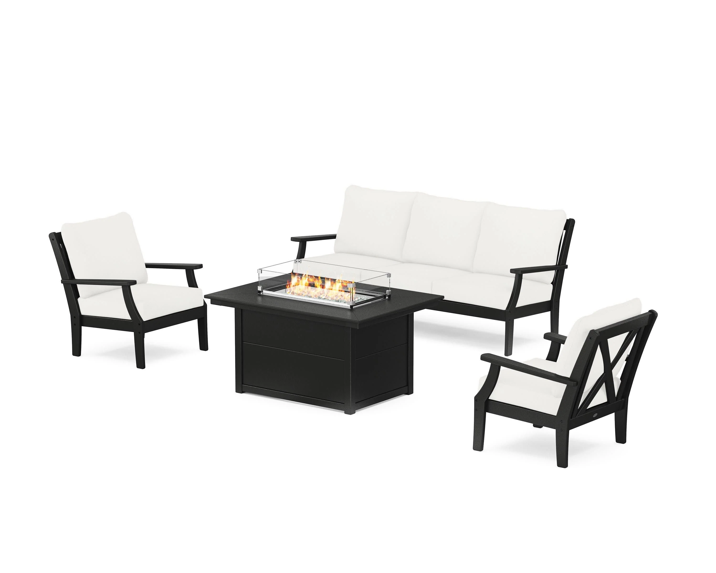 Braxton Deep Seating Fire Pit Table Set - Image 13