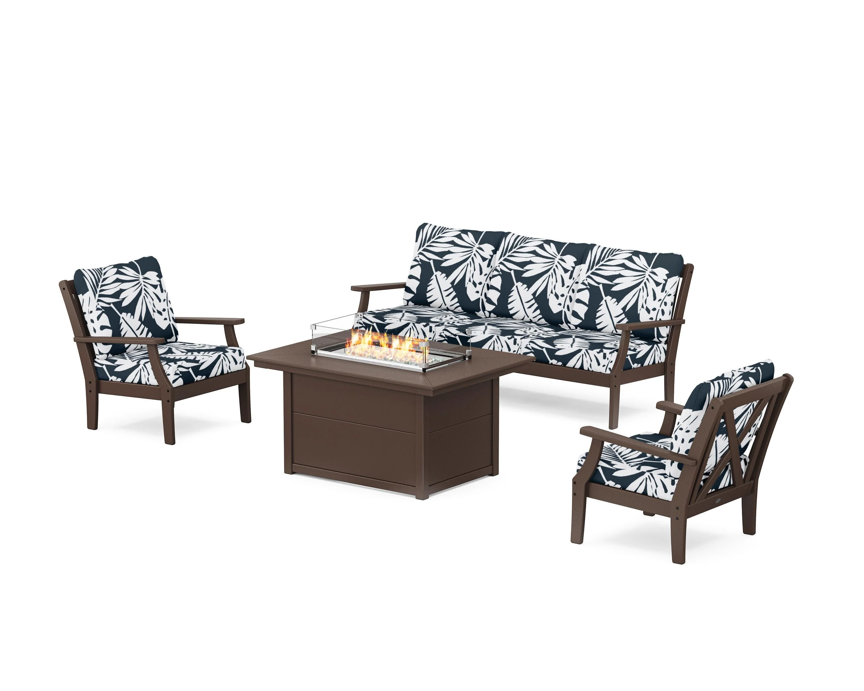 Braxton Deep Seating Fire Pit Table Set - Image 130