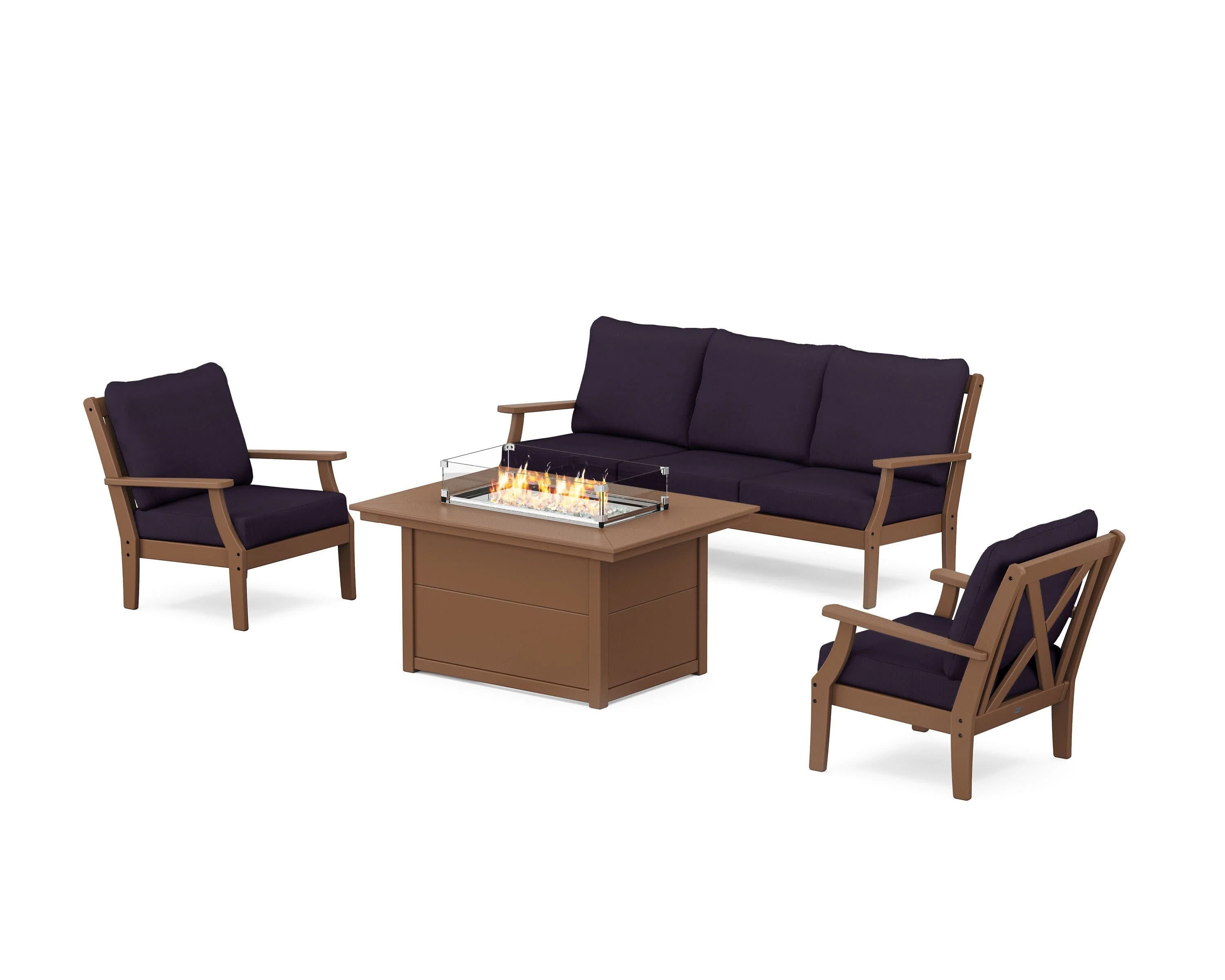 Braxton Deep Seating Fire Pit Table Set - Image 135