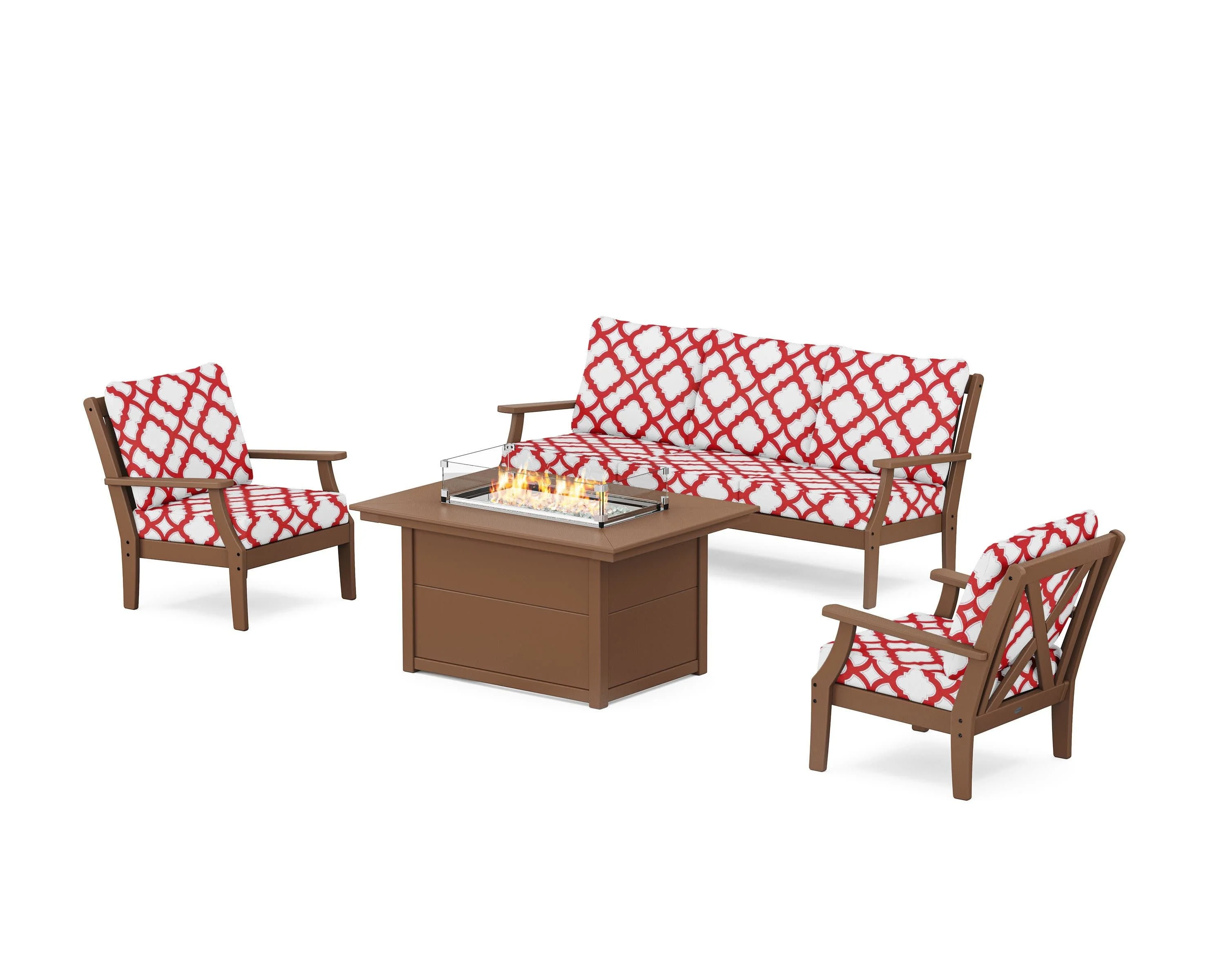Braxton Deep Seating Fire Pit Table Set - Image 14