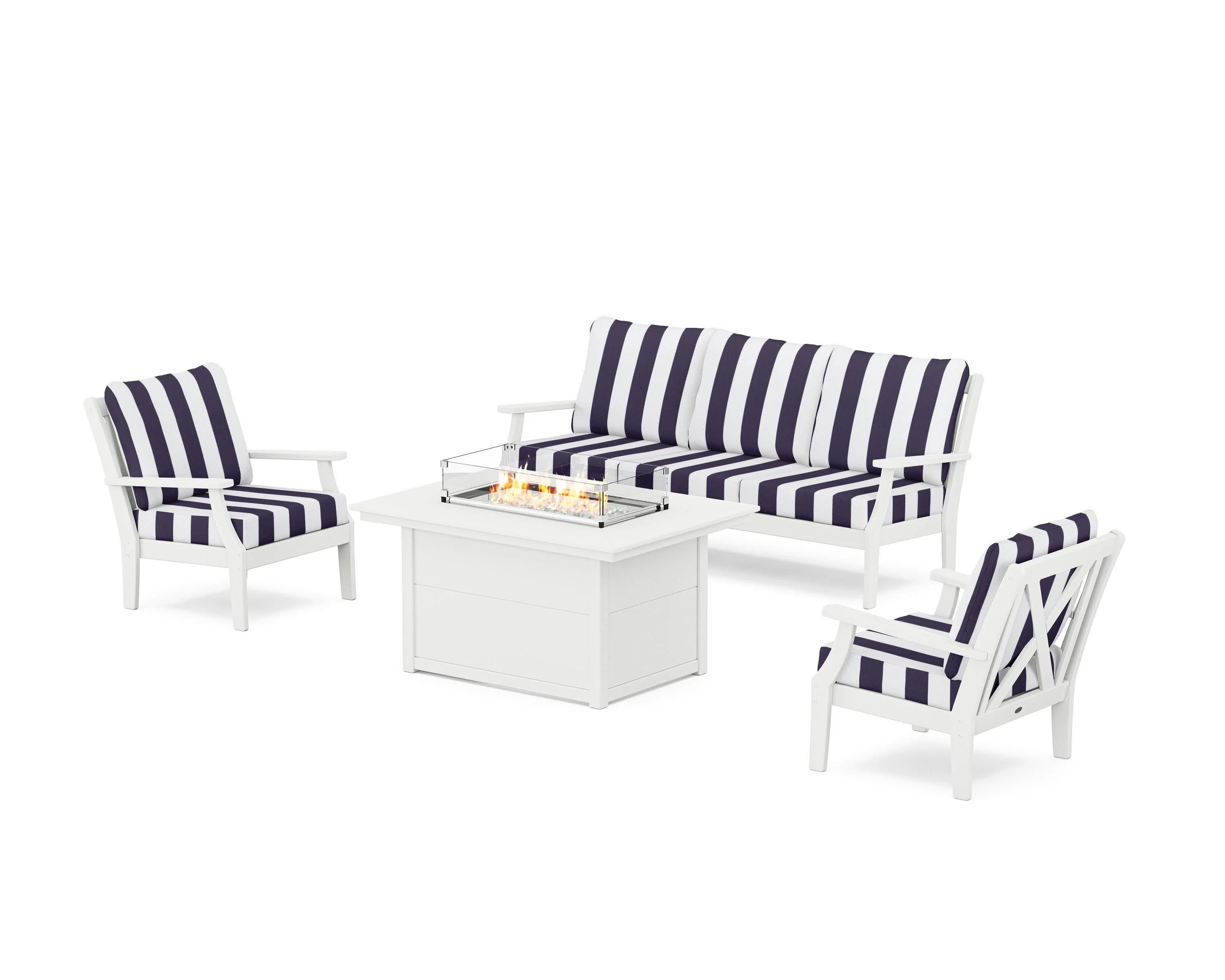 Braxton Deep Seating Fire Pit Table Set - Image 145