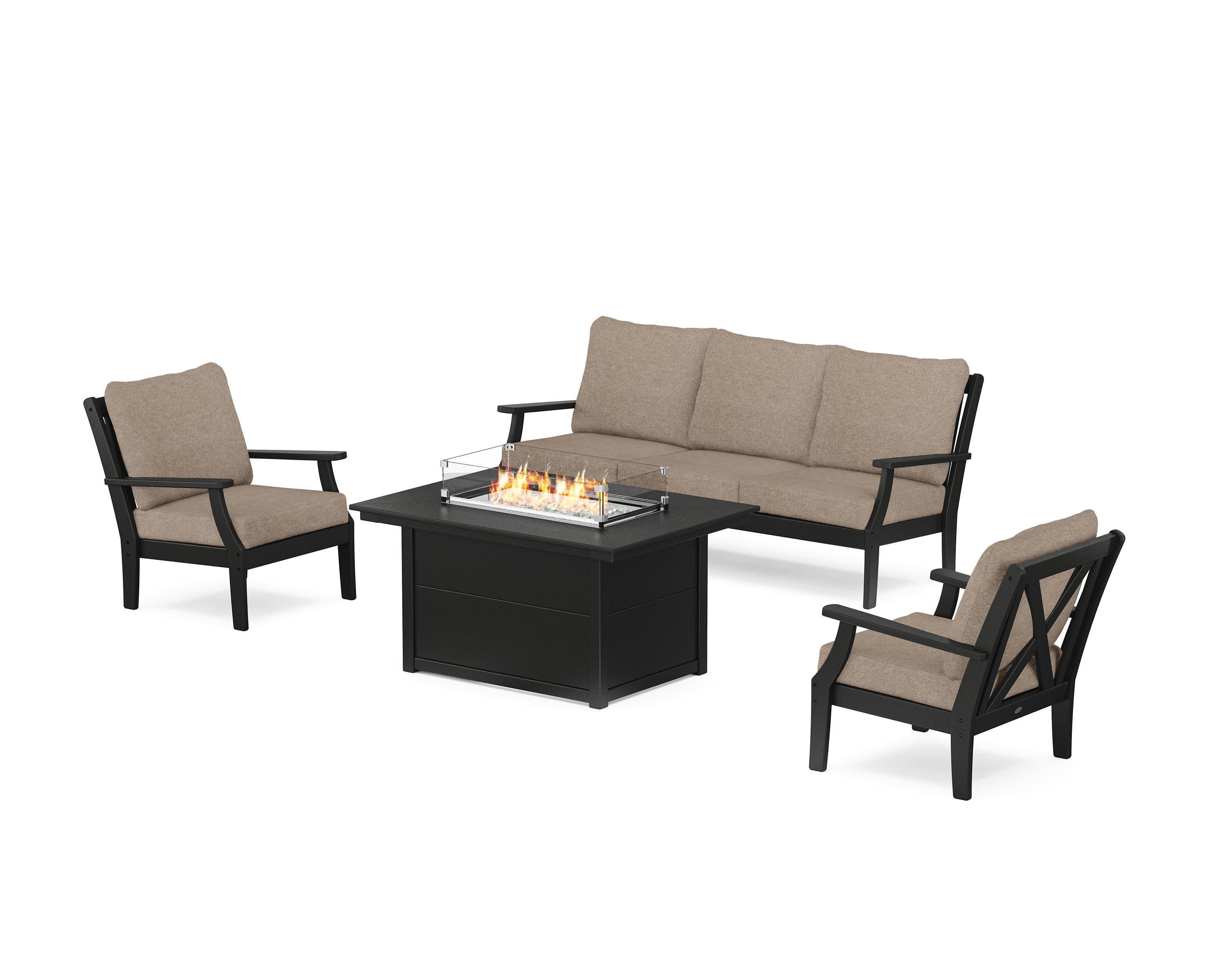 Braxton Deep Seating Fire Pit Table Set - Image 151