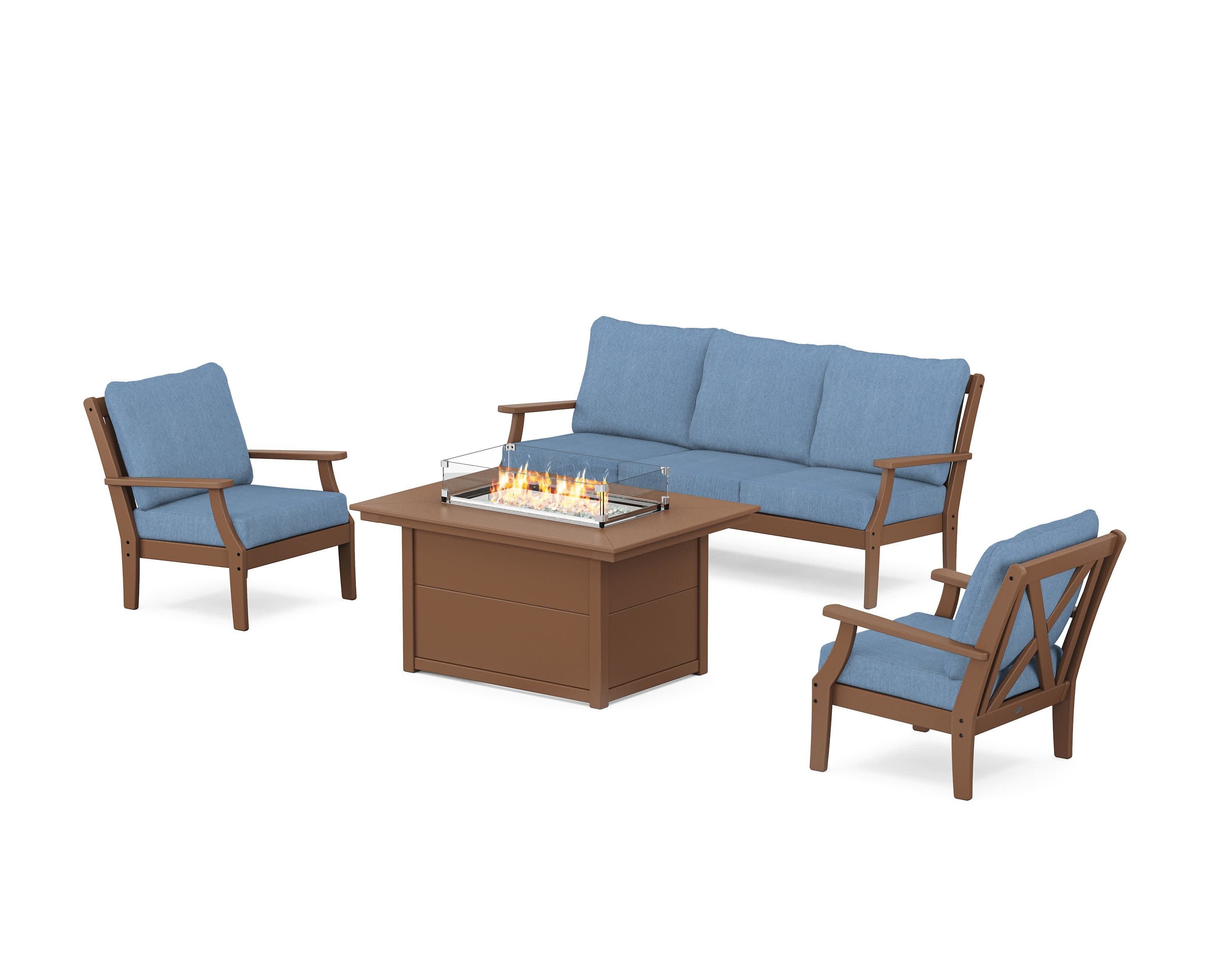 Braxton Deep Seating Fire Pit Table Set - Image 152