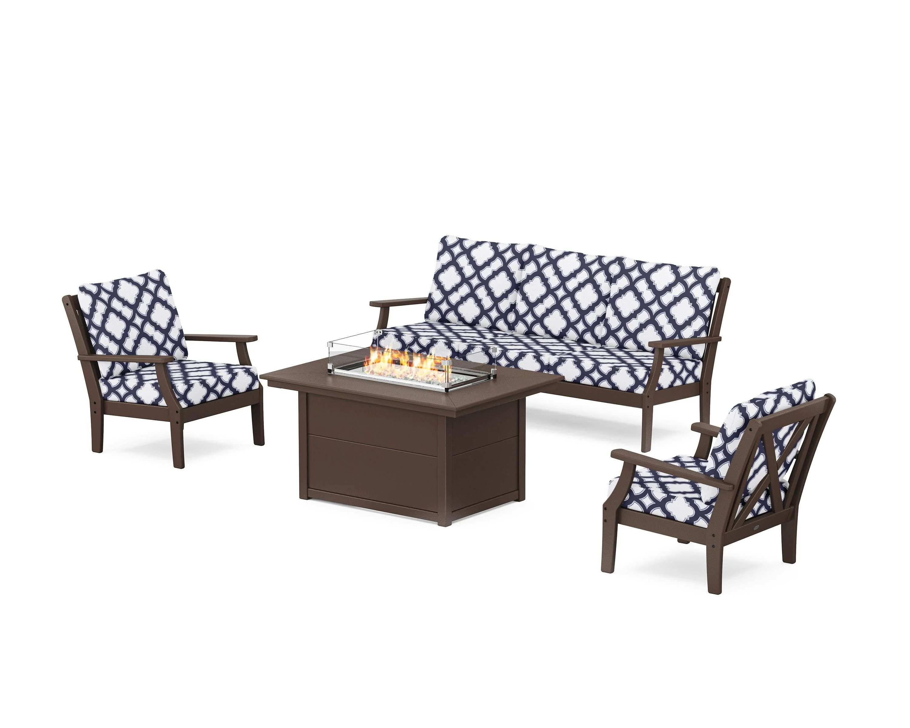 Braxton Deep Seating Fire Pit Table Set - Image 158