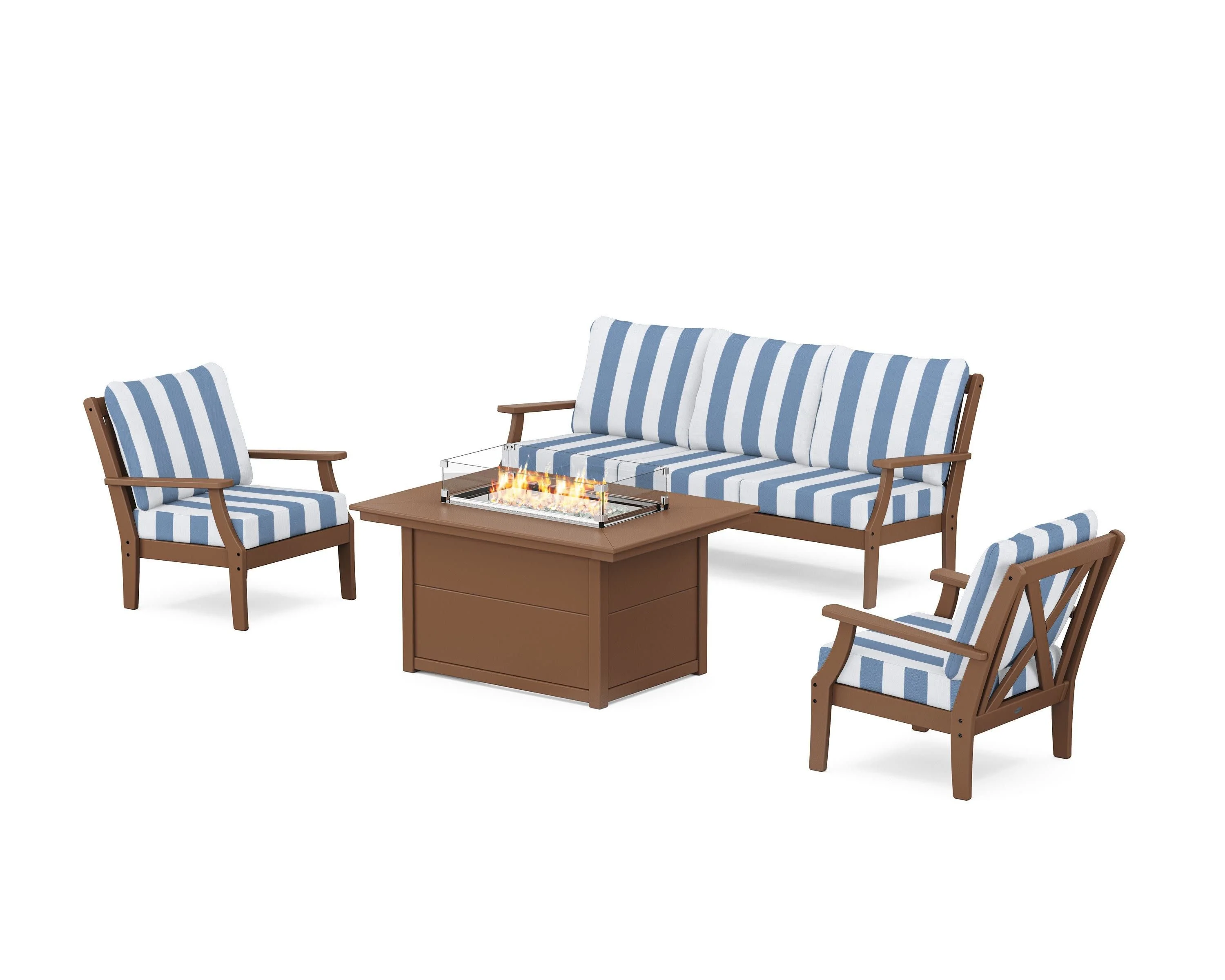 Braxton Deep Seating Fire Pit Table Set - Image 165
