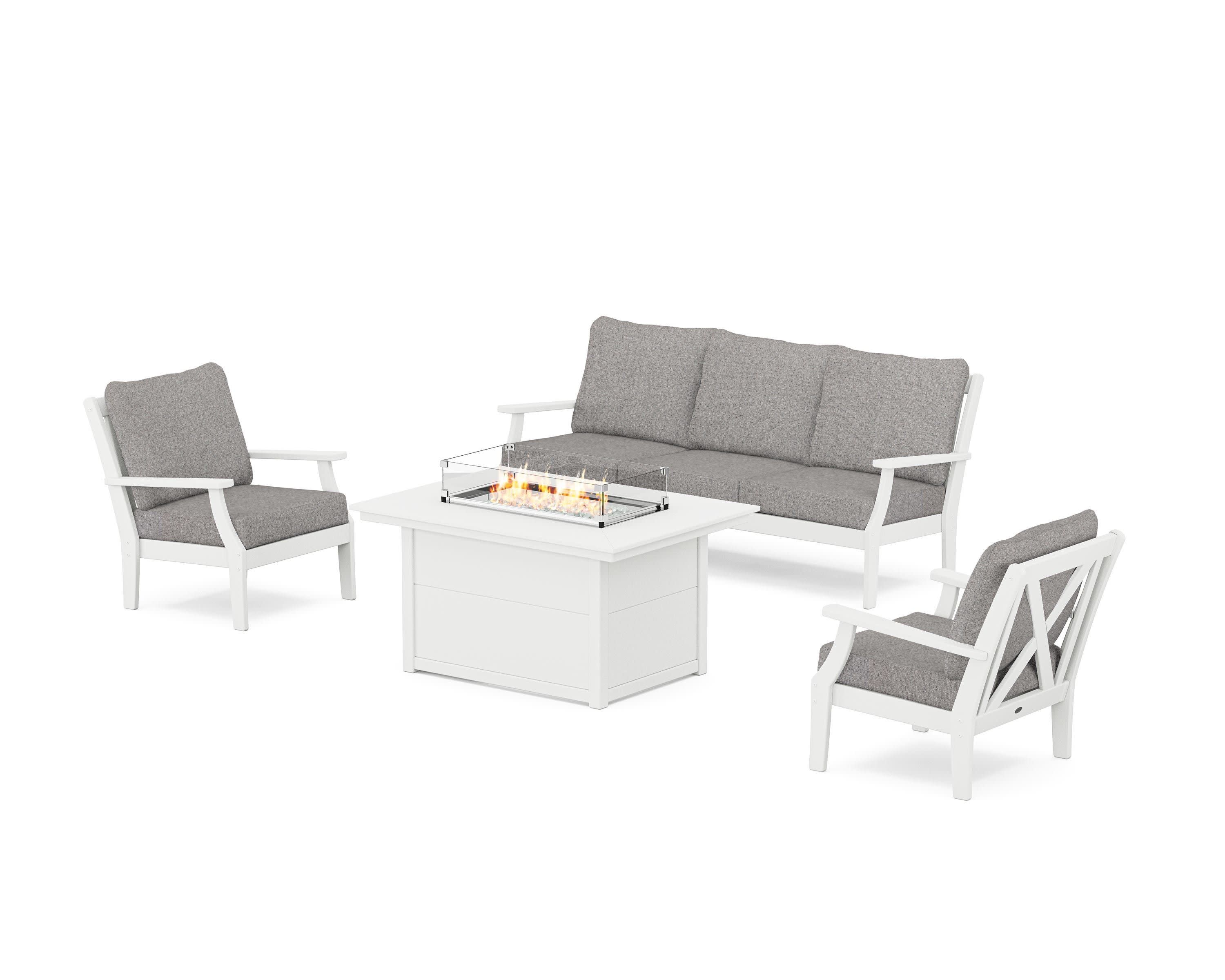 Braxton Deep Seating Fire Pit Table Set - Image 17