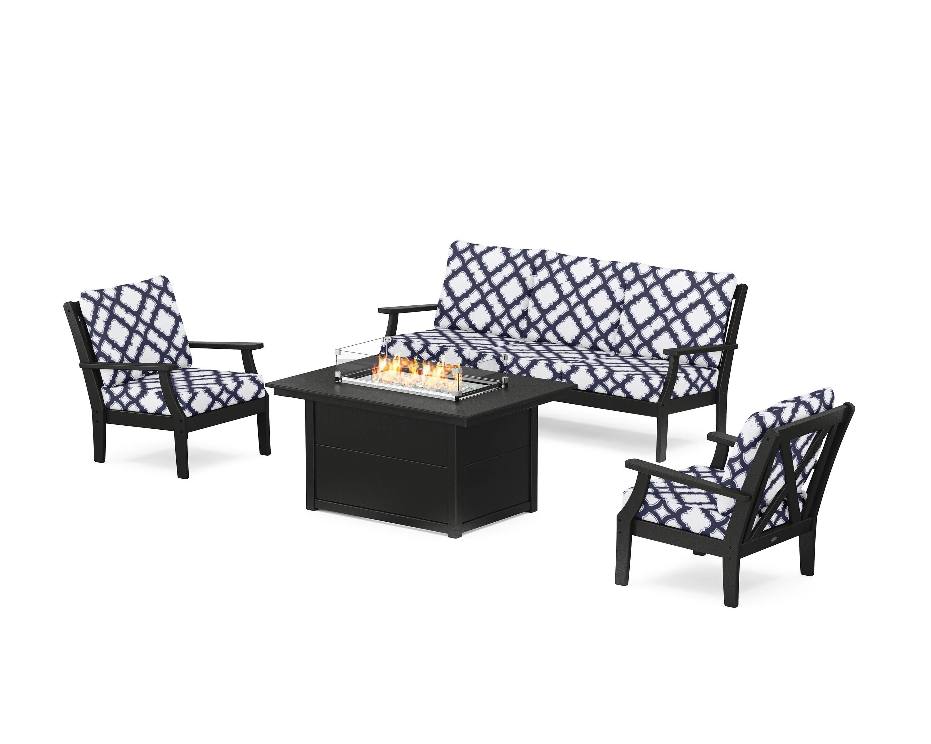 Braxton Deep Seating Fire Pit Table Set - Image 172