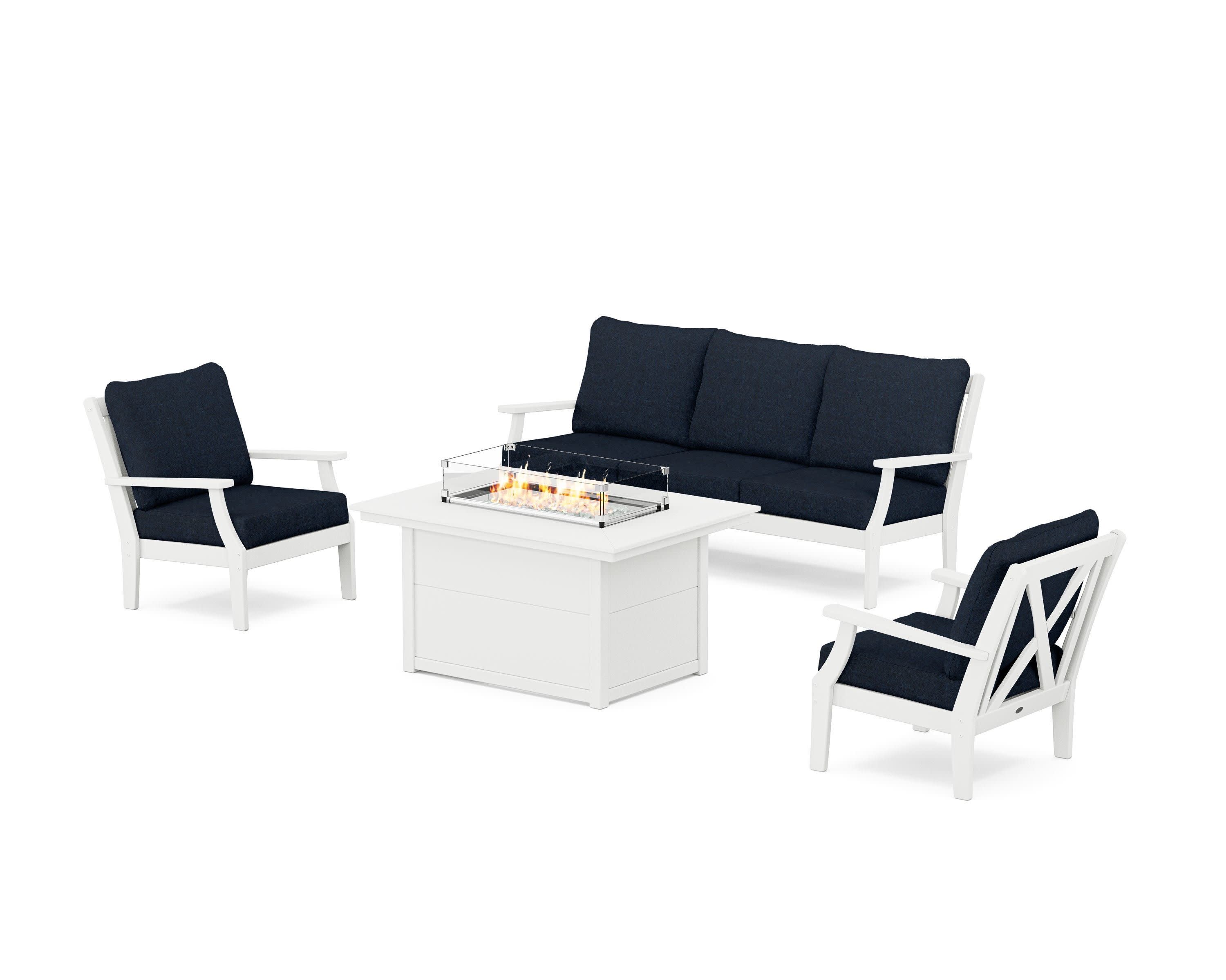 Braxton Deep Seating Fire Pit Table Set - Image 173
