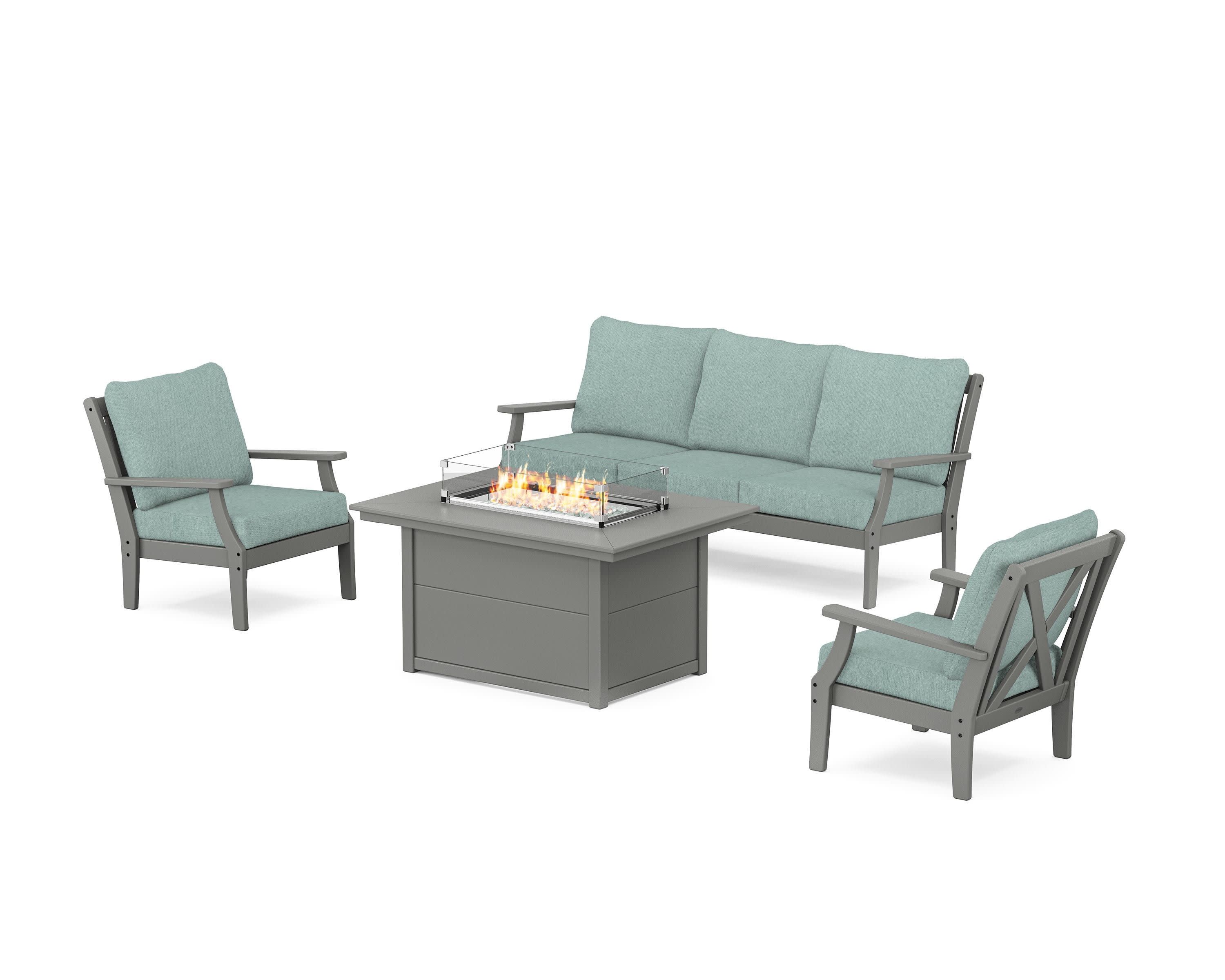 Braxton Deep Seating Fire Pit Table Set - Image 174