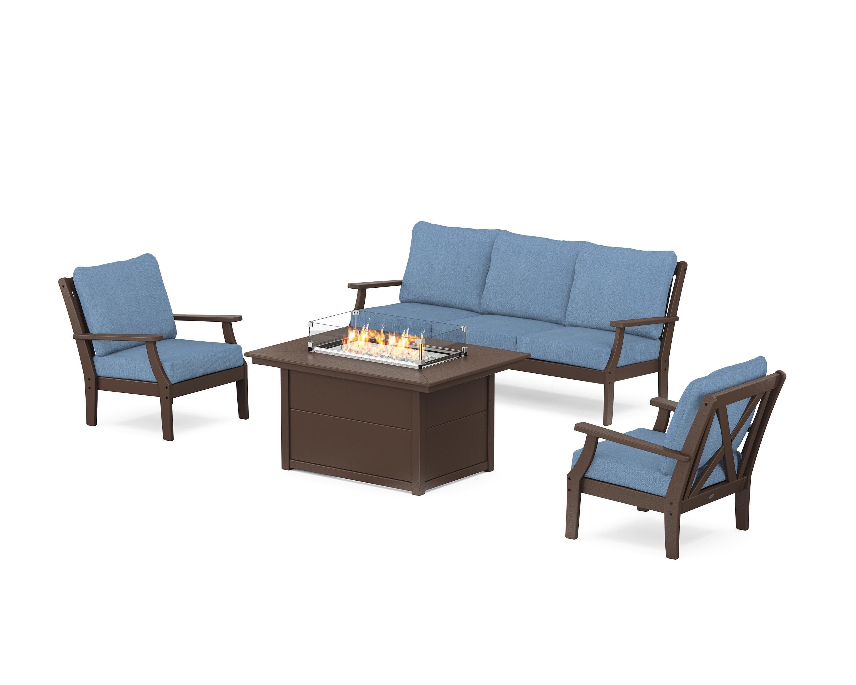 Braxton Deep Seating Fire Pit Table Set - Image 177