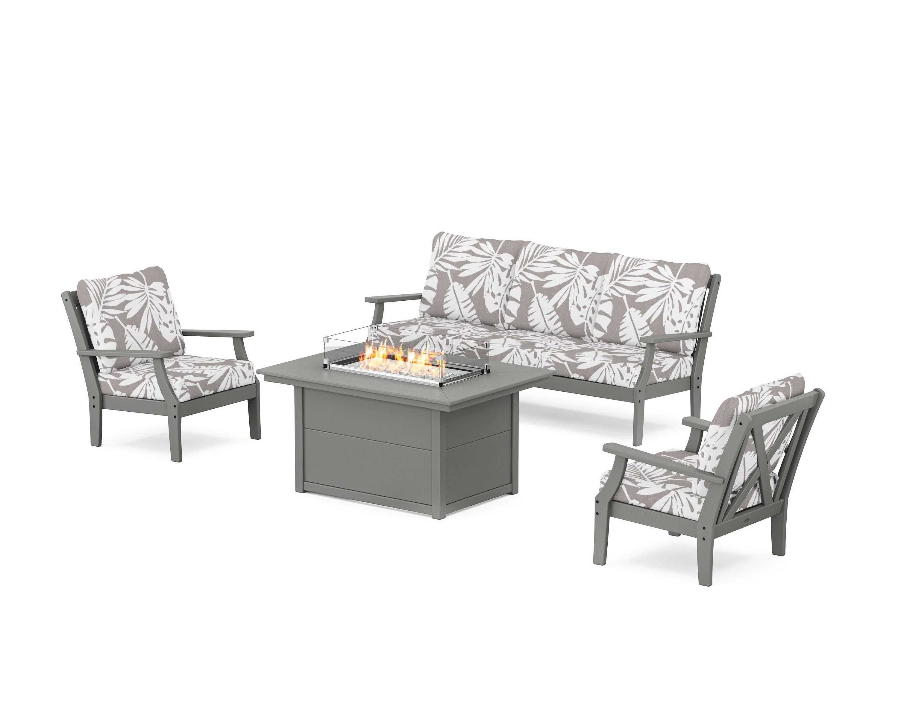 Braxton Deep Seating Fire Pit Table Set - Image 188