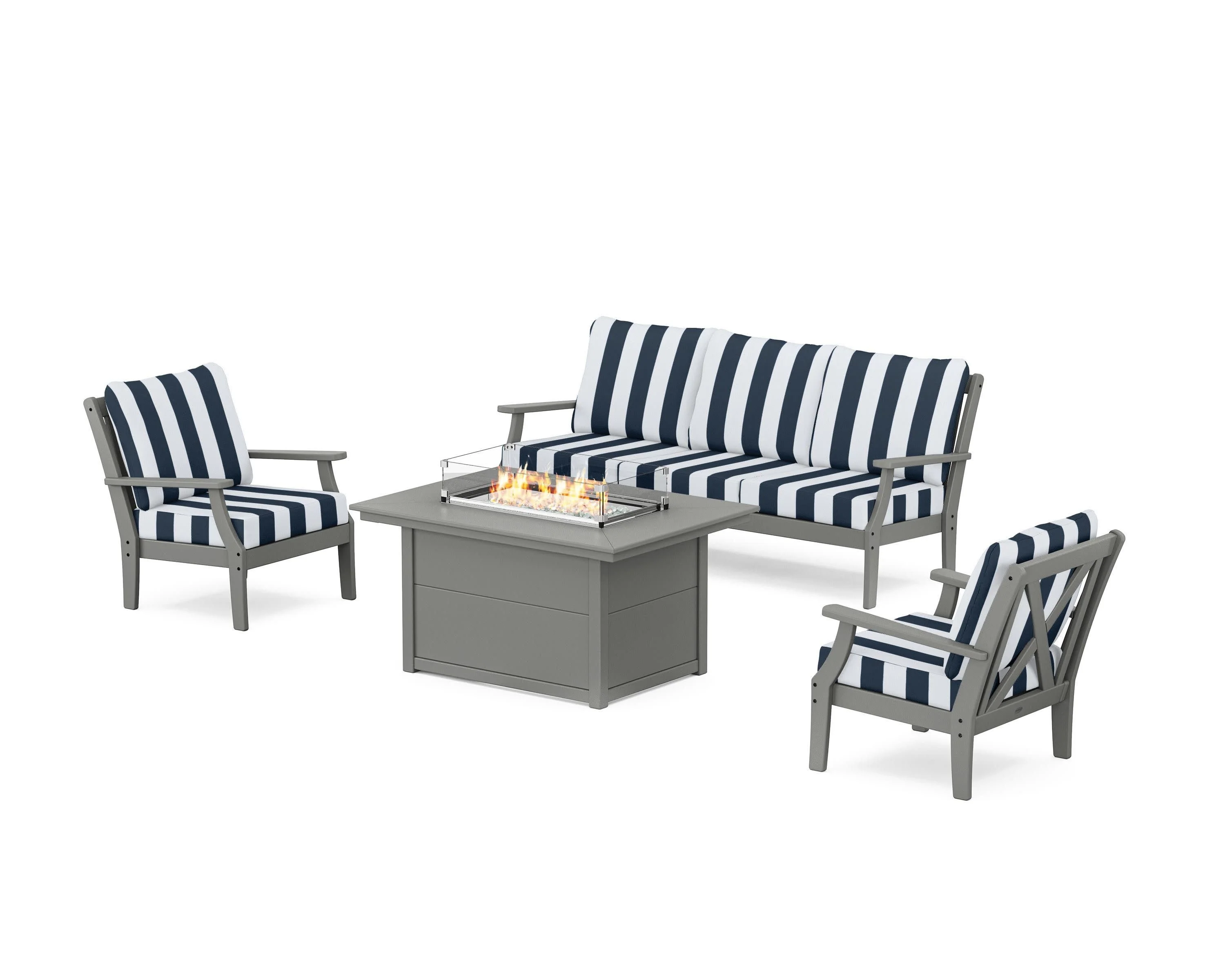 Braxton Deep Seating Fire Pit Table Set - Image 195