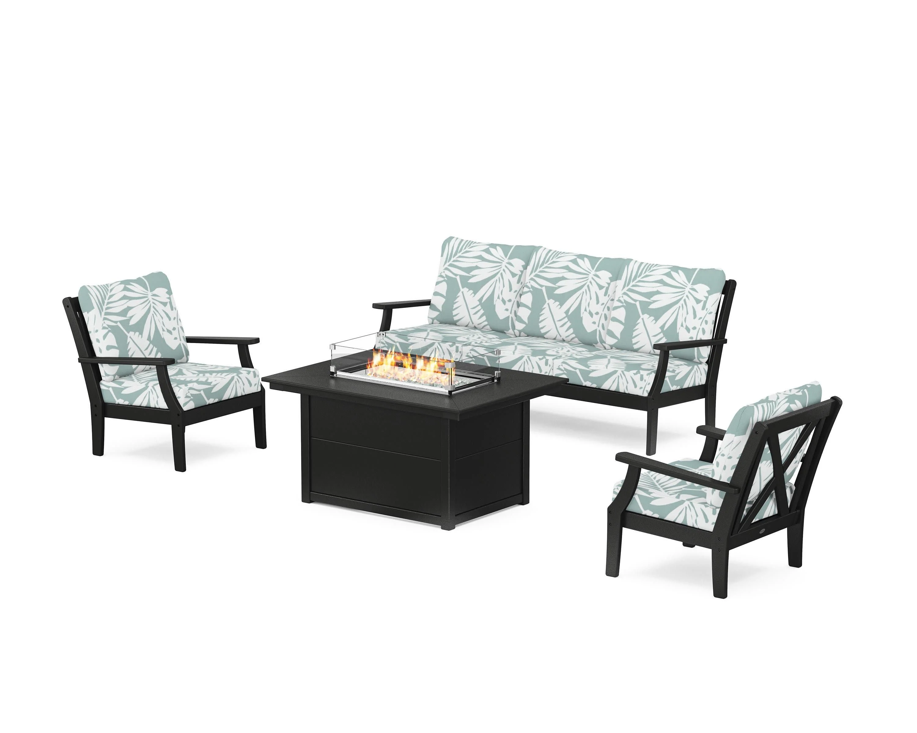 Braxton Deep Seating Fire Pit Table Set - Image 197
