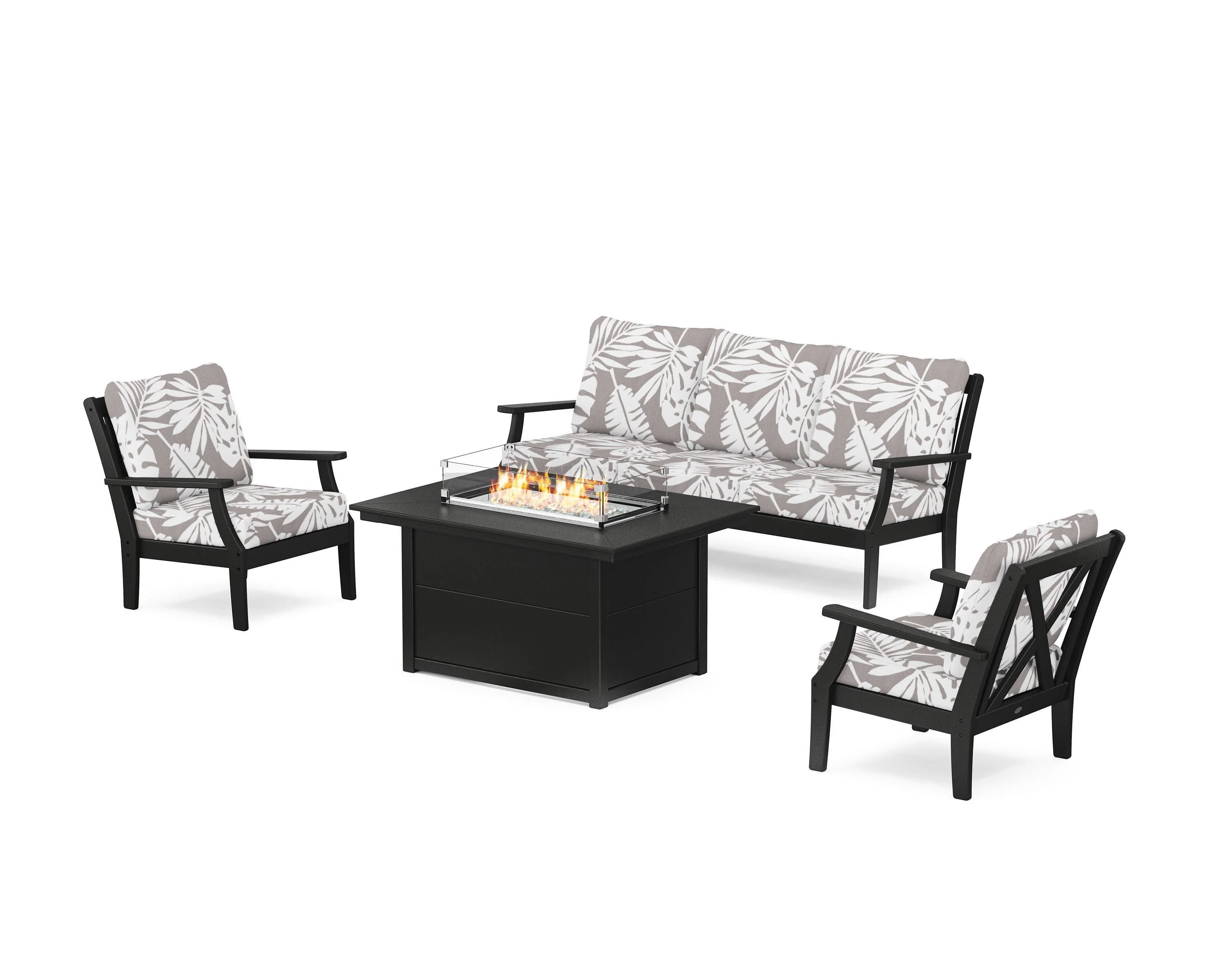Braxton Deep Seating Fire Pit Table Set - Image 20