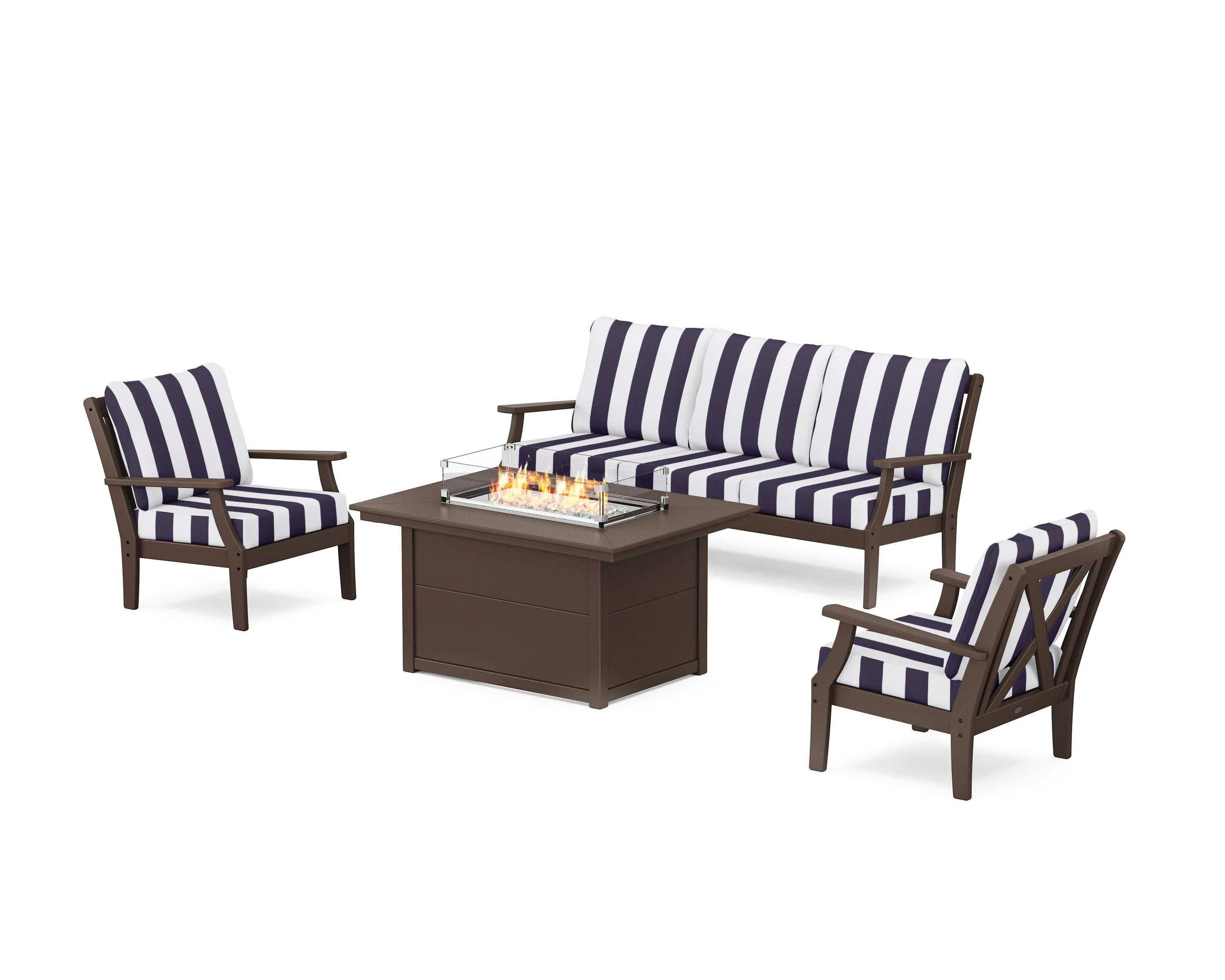 Braxton Deep Seating Fire Pit Table Set - Image 203