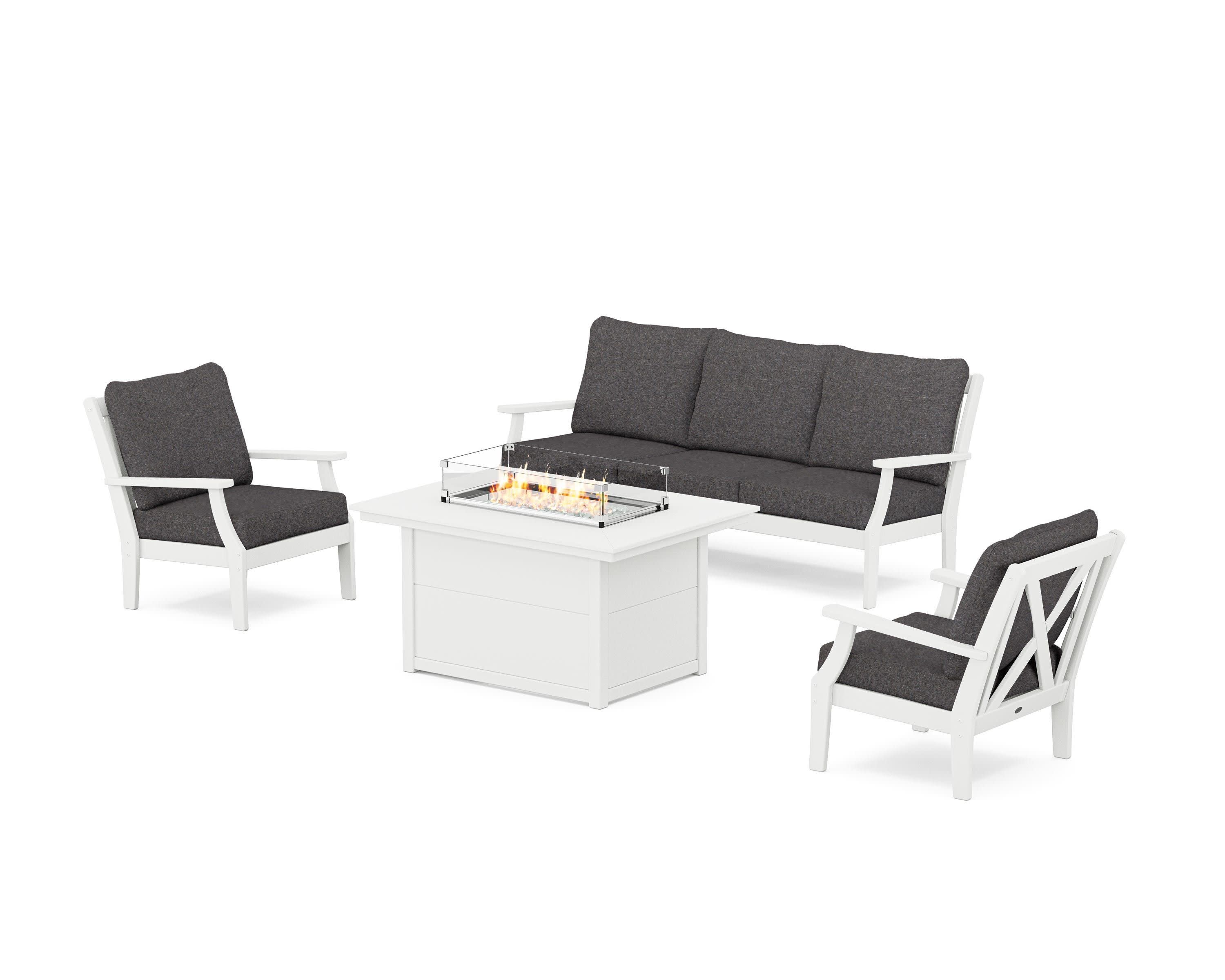 Braxton Deep Seating Fire Pit Table Set - Image 207