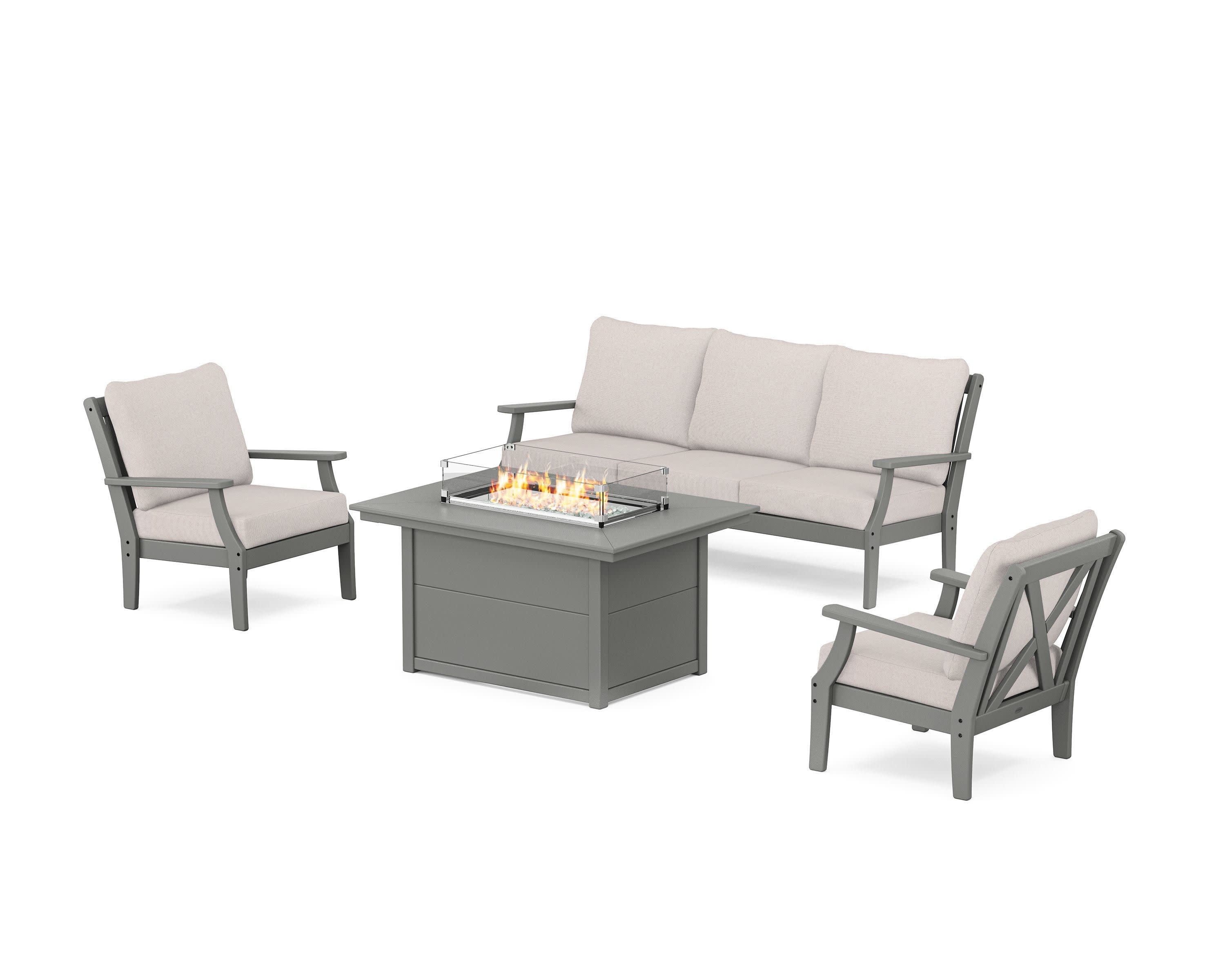 Braxton Deep Seating Fire Pit Table Set - Image 22