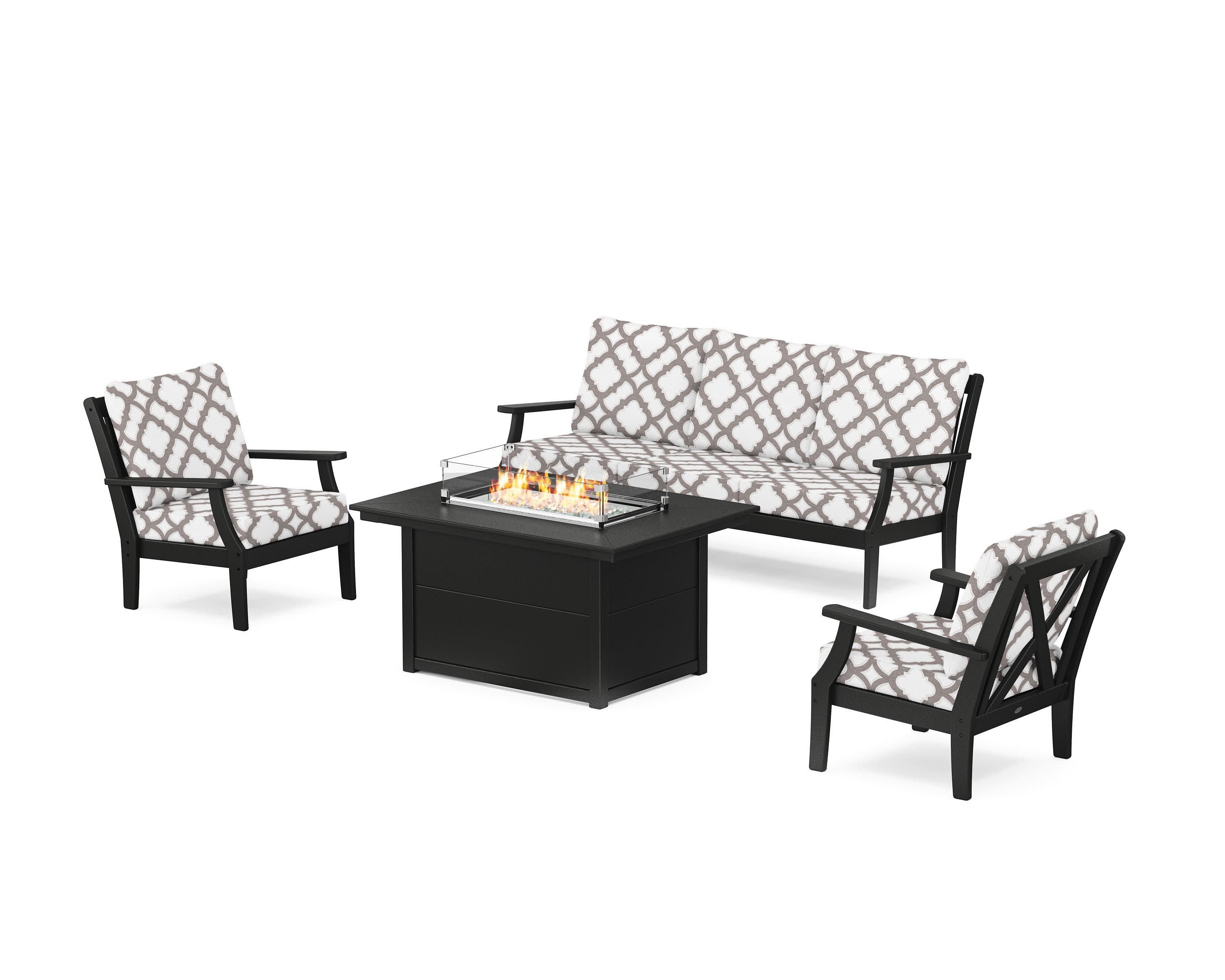 Braxton Deep Seating Fire Pit Table Set - Image 23