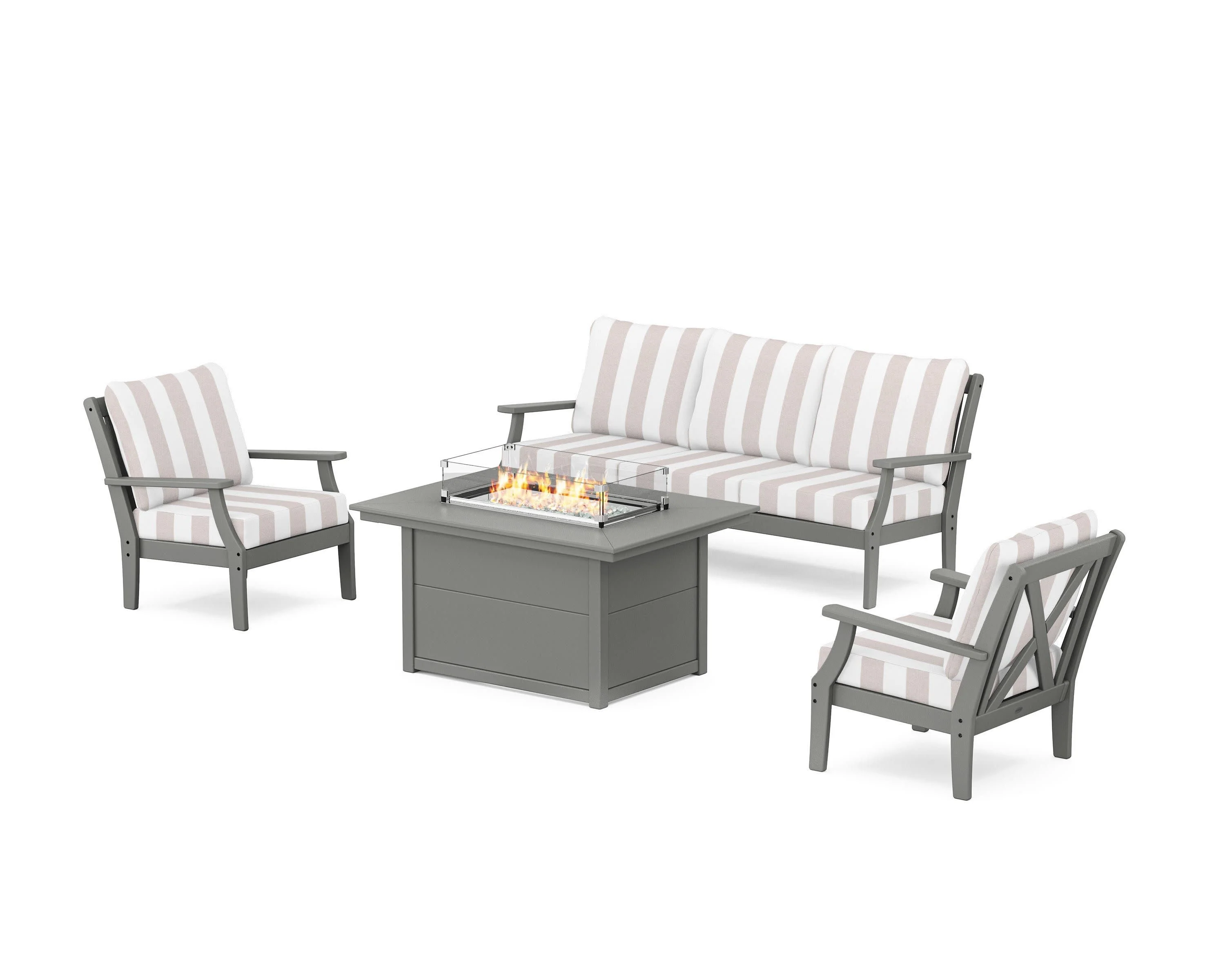 Braxton Deep Seating Fire Pit Table Set - Image 27
