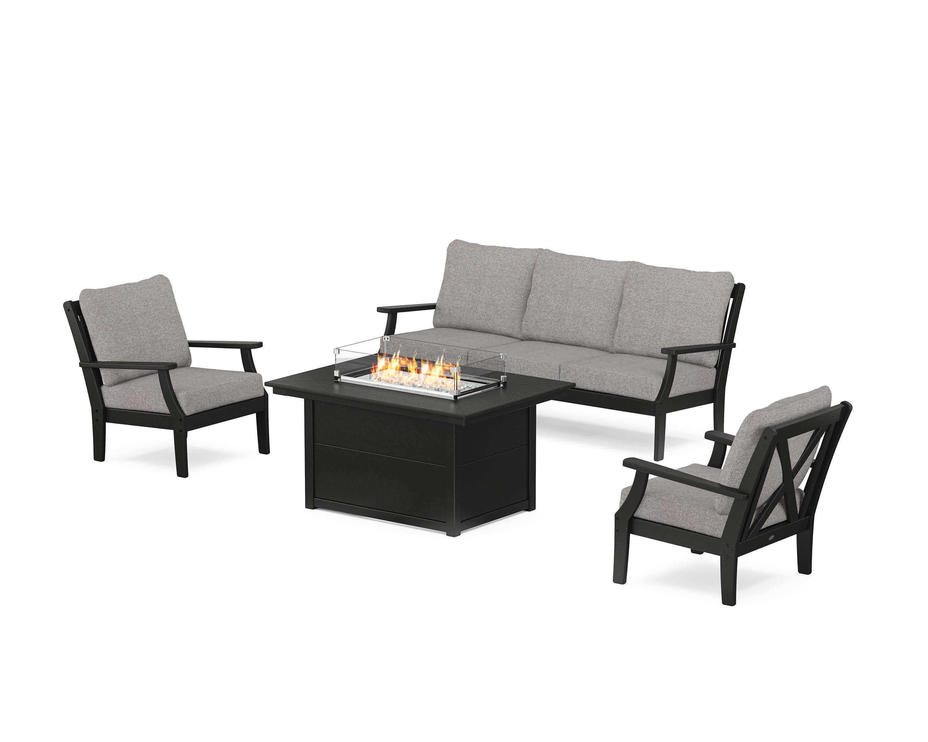 Braxton Deep Seating Fire Pit Table Set - Image 28