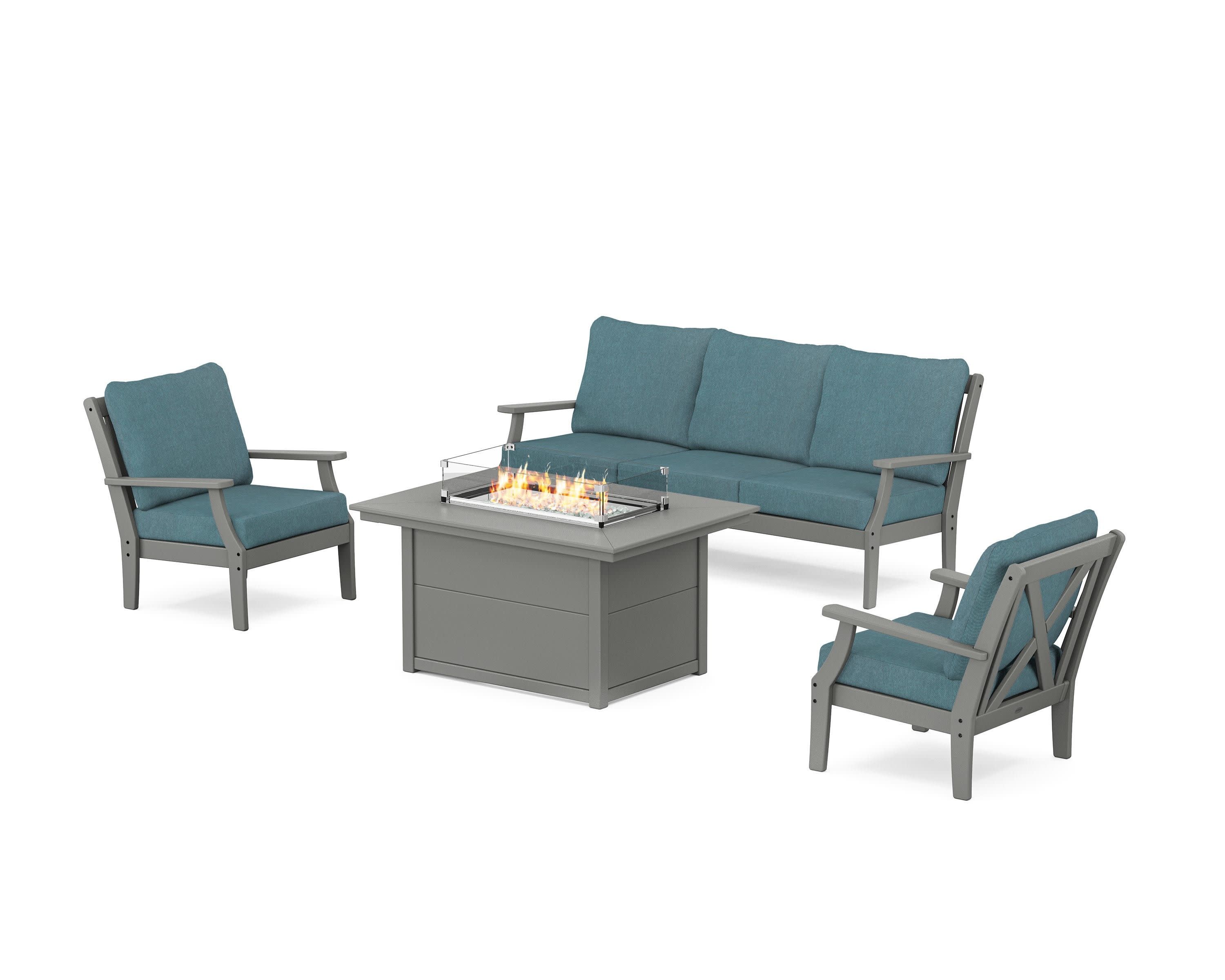 Braxton Deep Seating Fire Pit Table Set - Image 40