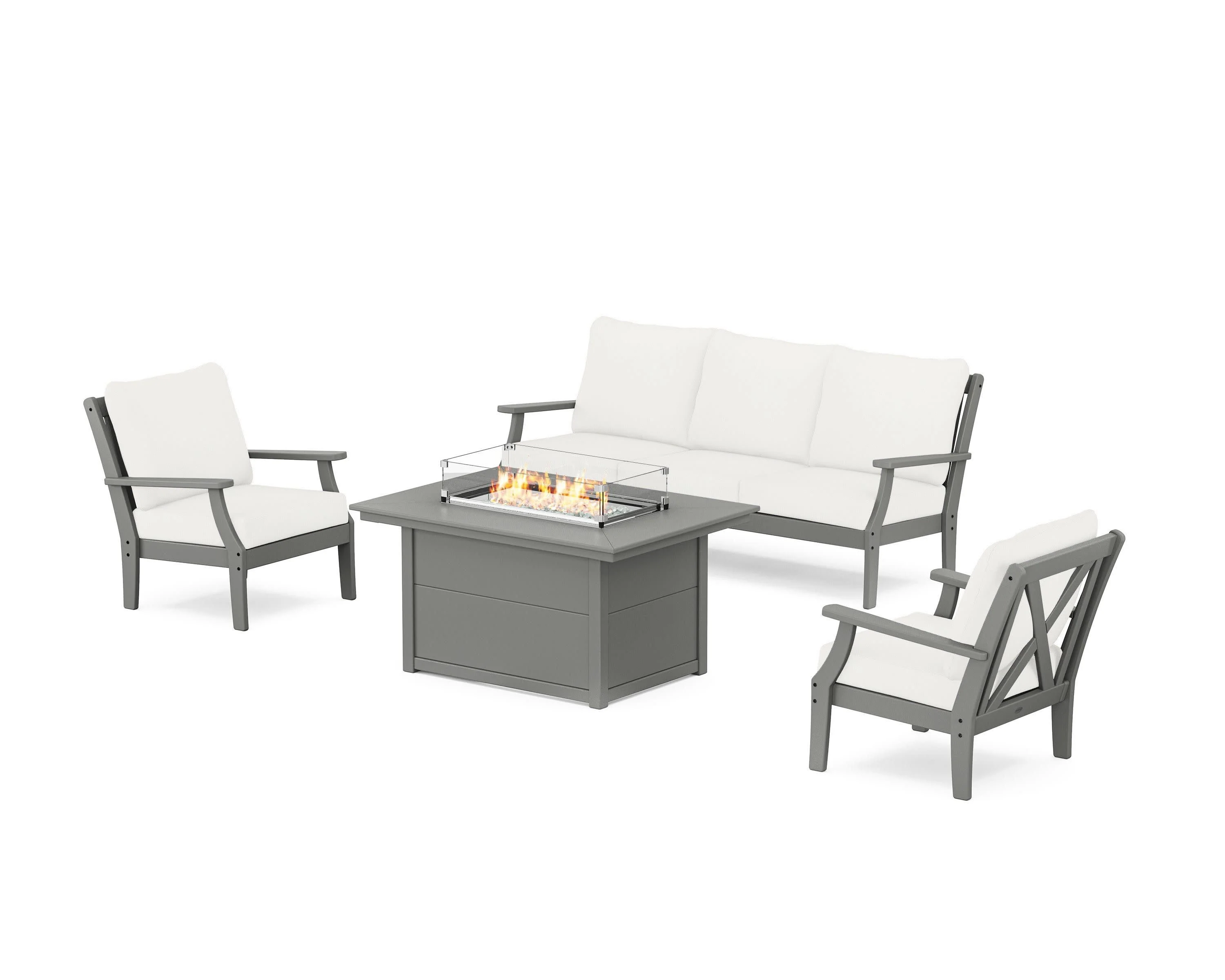 Braxton Deep Seating Fire Pit Table Set - Image 41