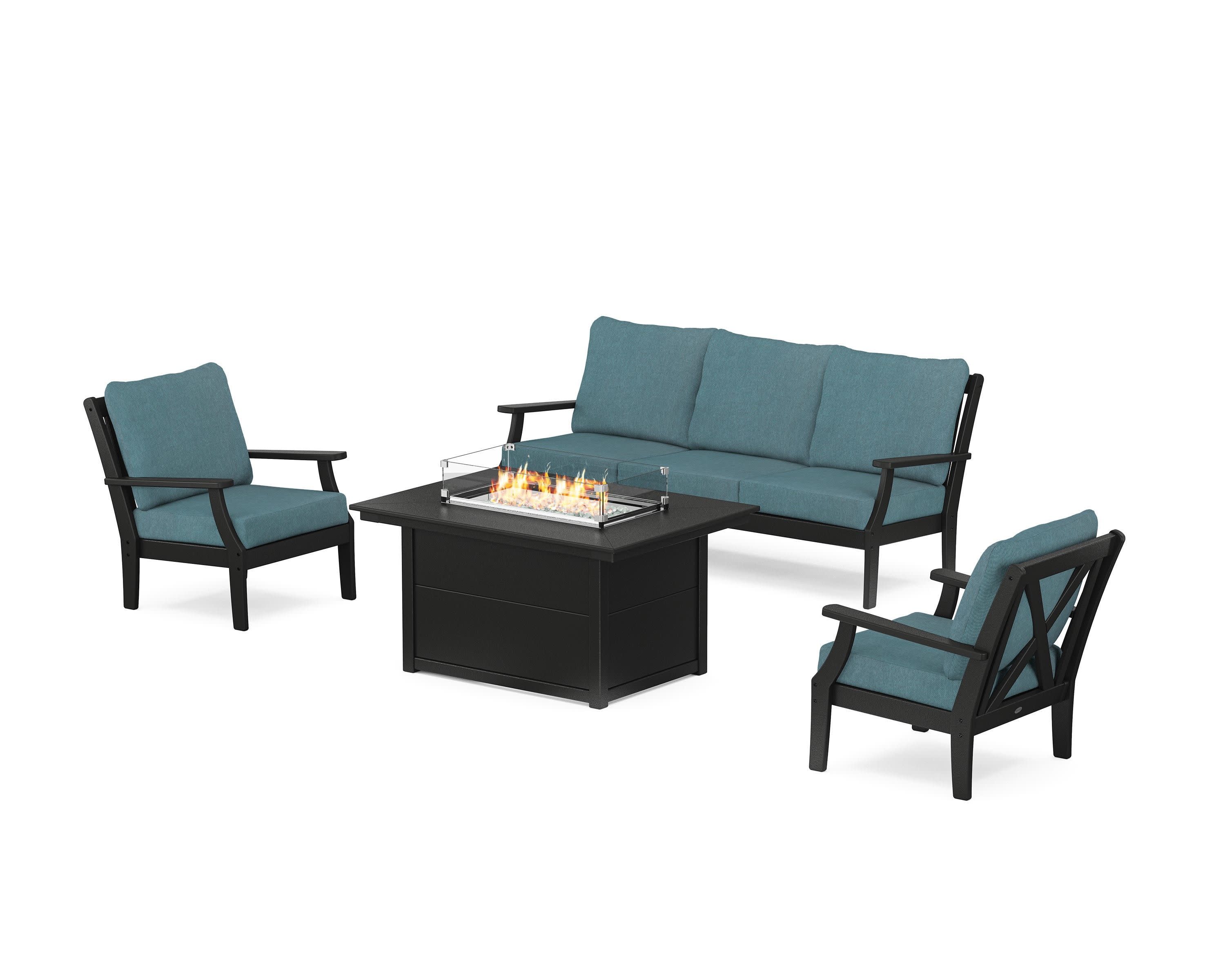 Braxton Deep Seating Fire Pit Table Set - Image 73