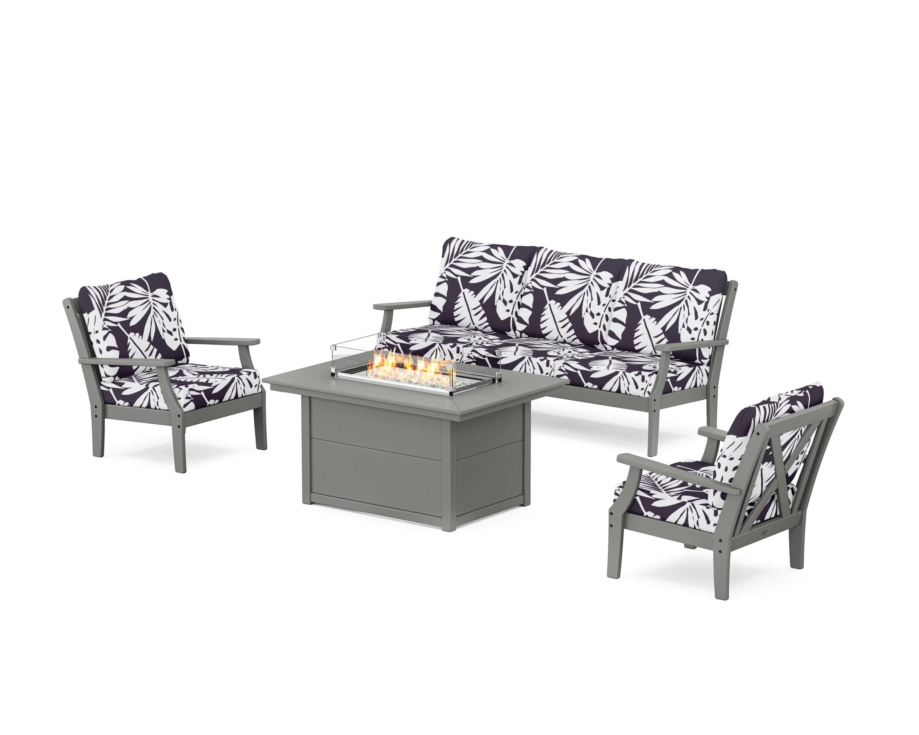 Braxton Deep Seating Fire Pit Table Set - Image 74