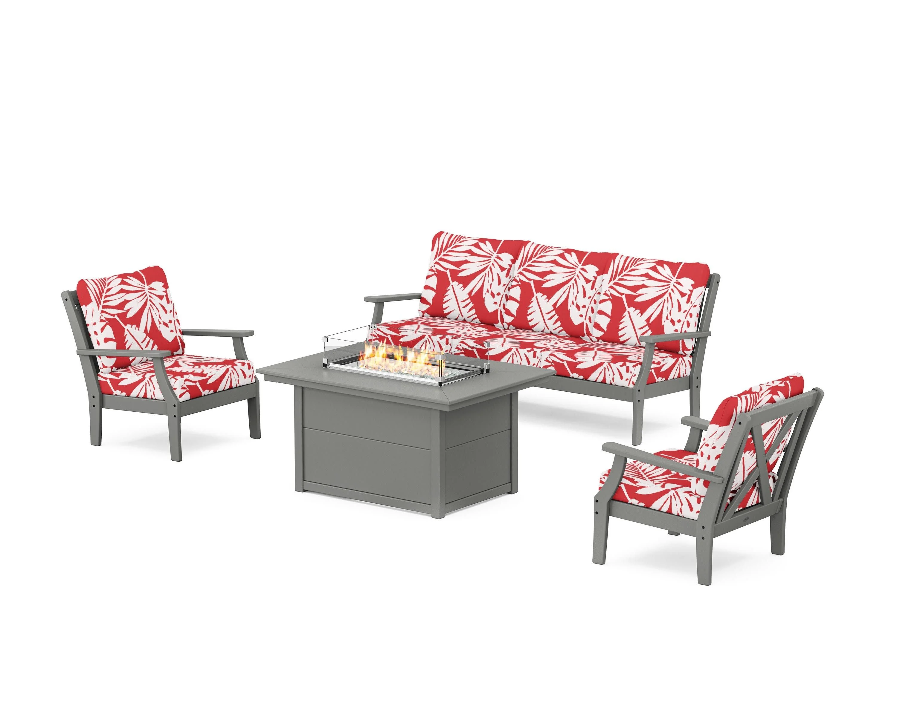 Braxton Deep Seating Fire Pit Table Set - Image 85