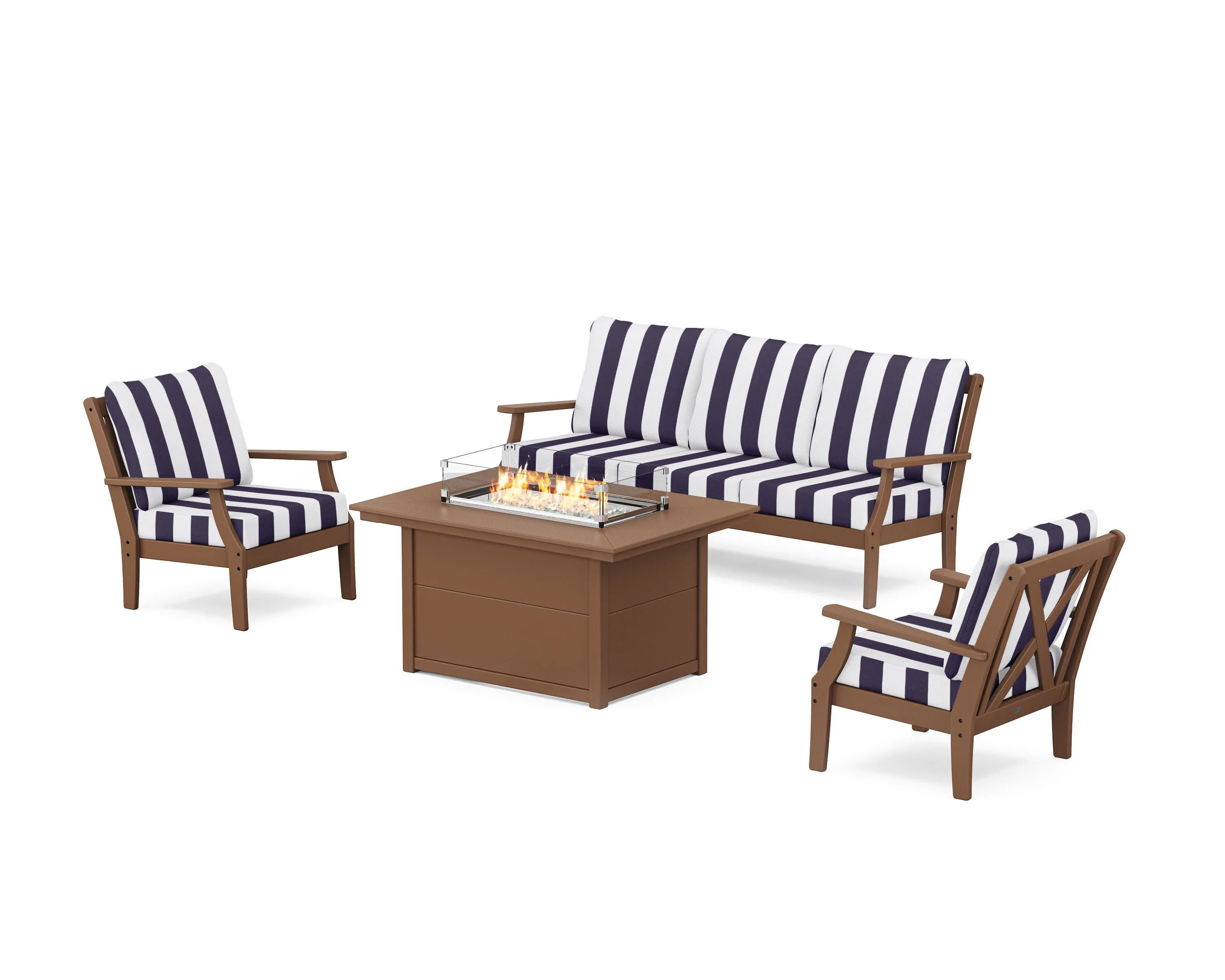 Braxton Deep Seating Fire Pit Table Set - Image 88