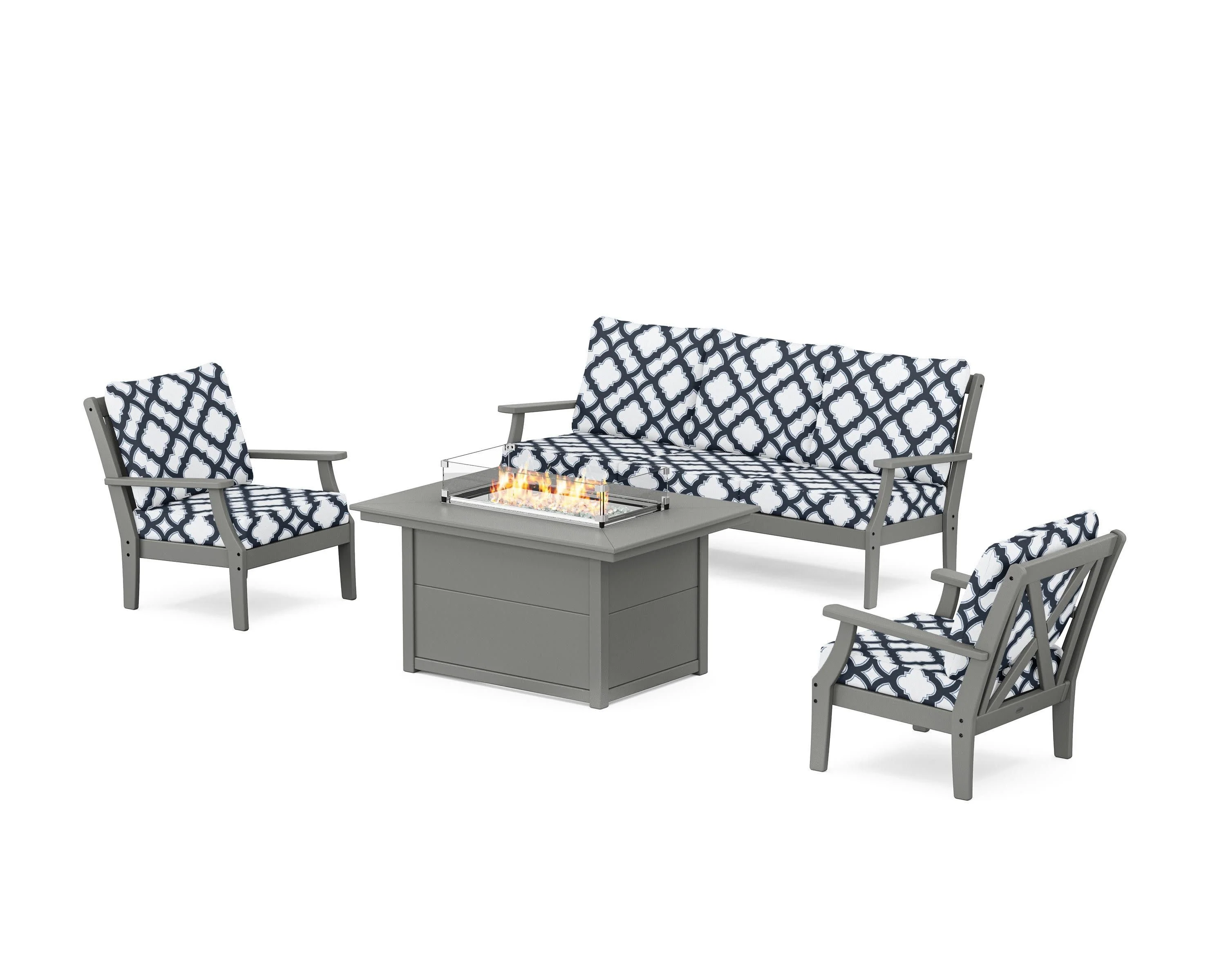 Braxton Deep Seating Fire Pit Table Set - Image 90