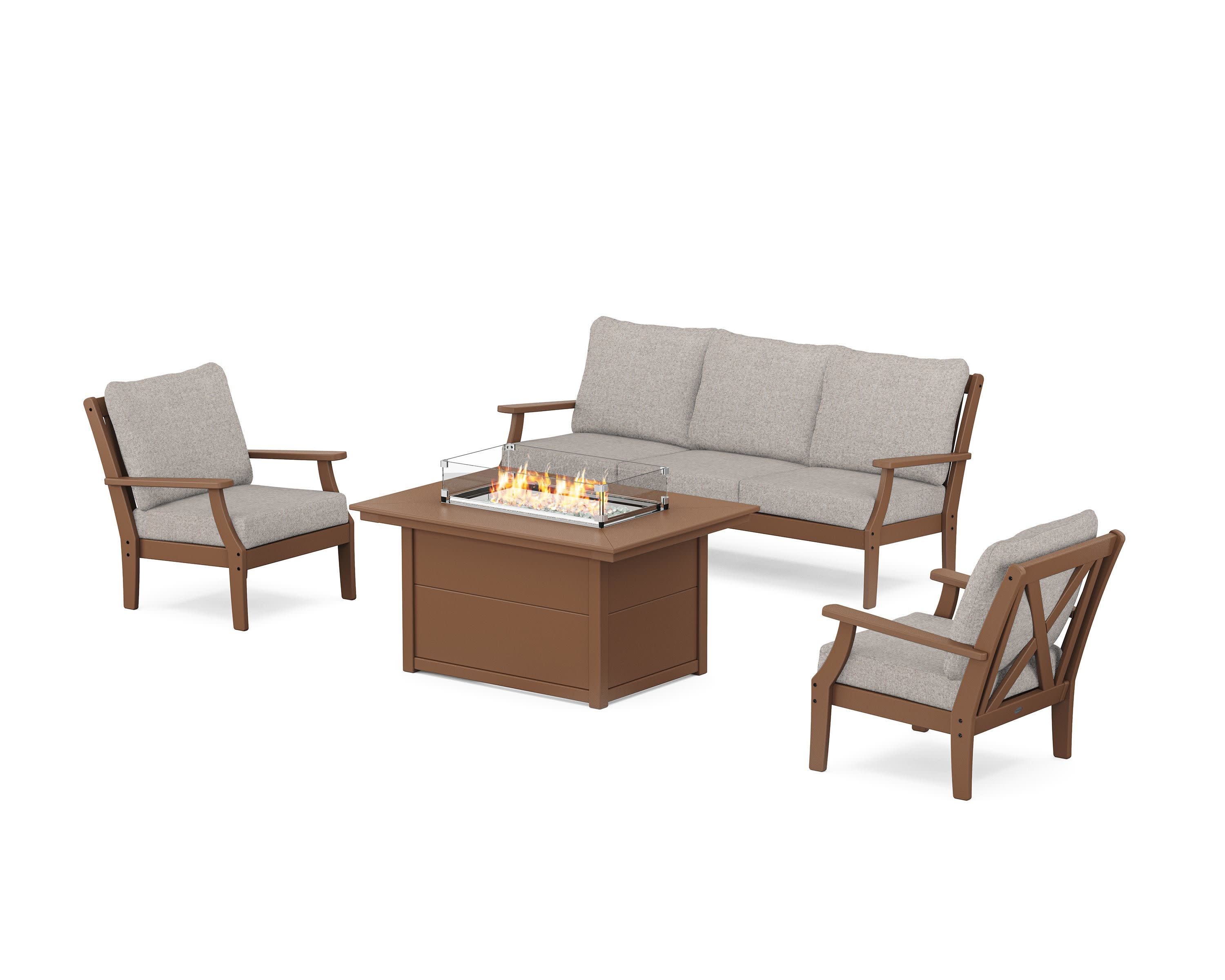 Braxton Deep Seating Fire Pit Table Set - Image 91