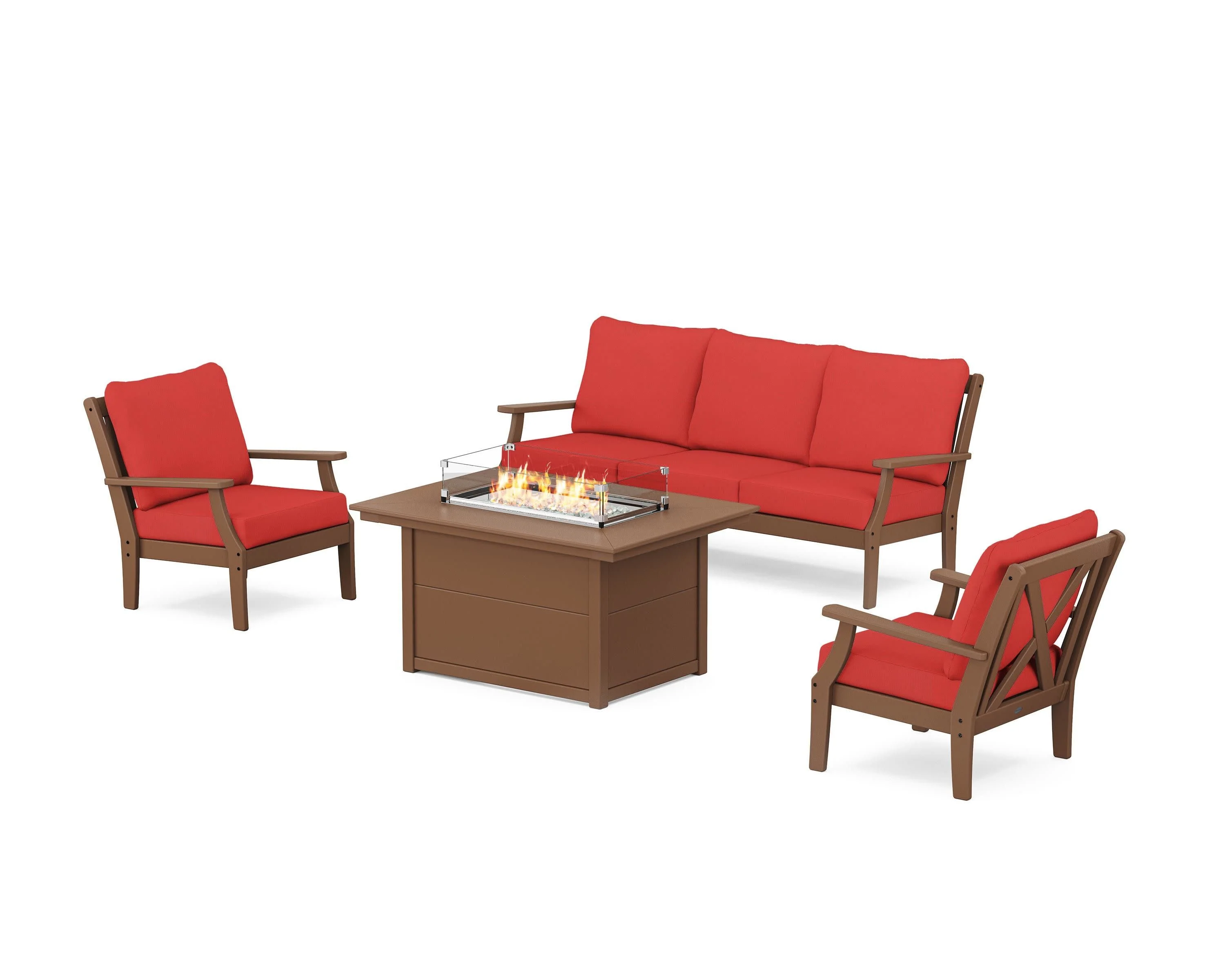 Braxton Deep Seating Fire Pit Table Set - Image 96
