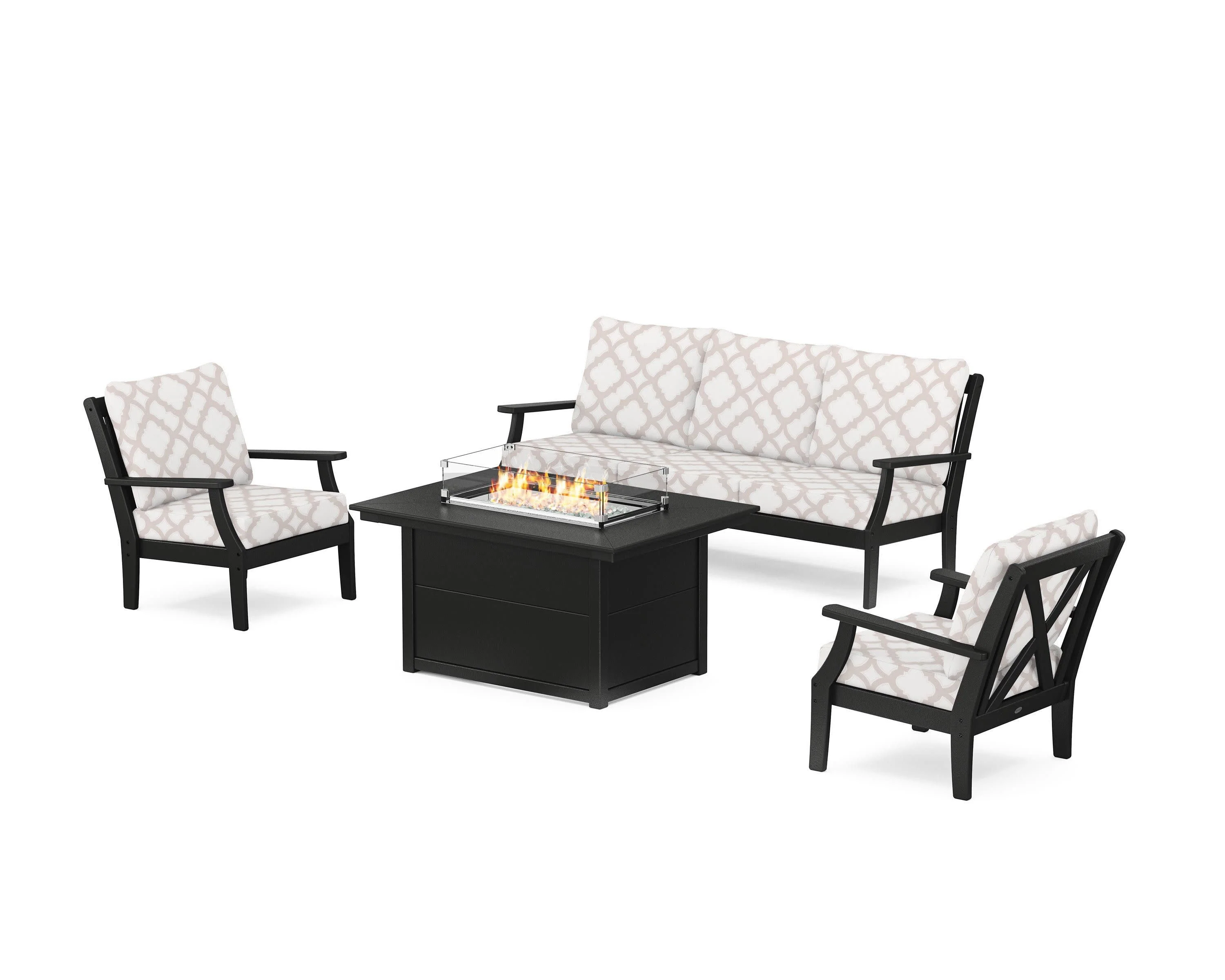 Braxton Deep Seating Fire Pit Table Set - Image 99