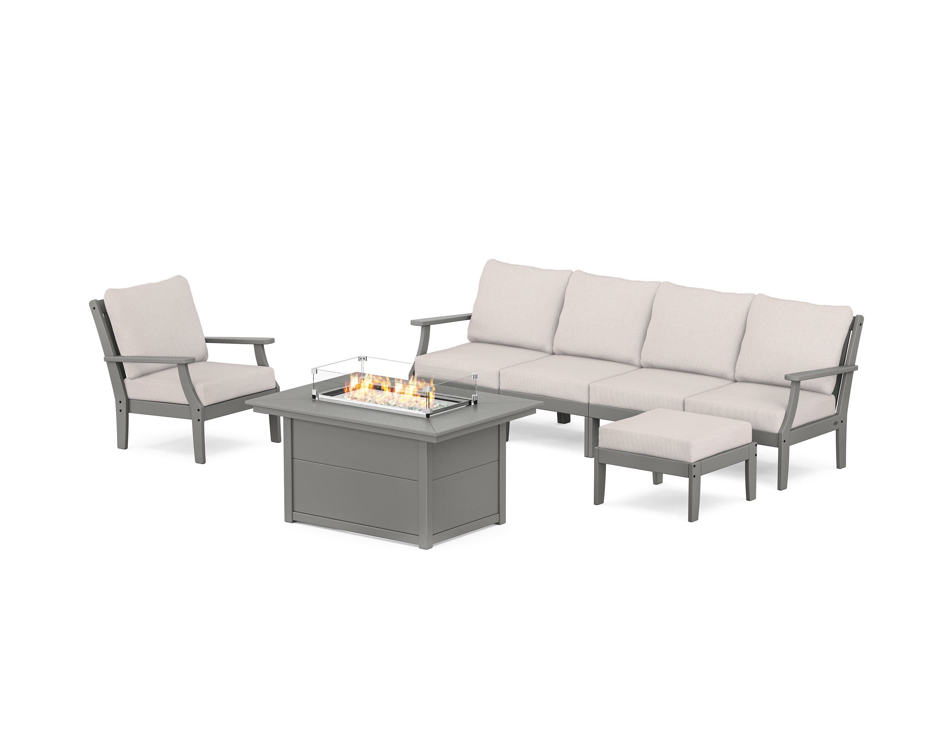 Braxton Sectional Lounge and Fire Pit Set - Image 13