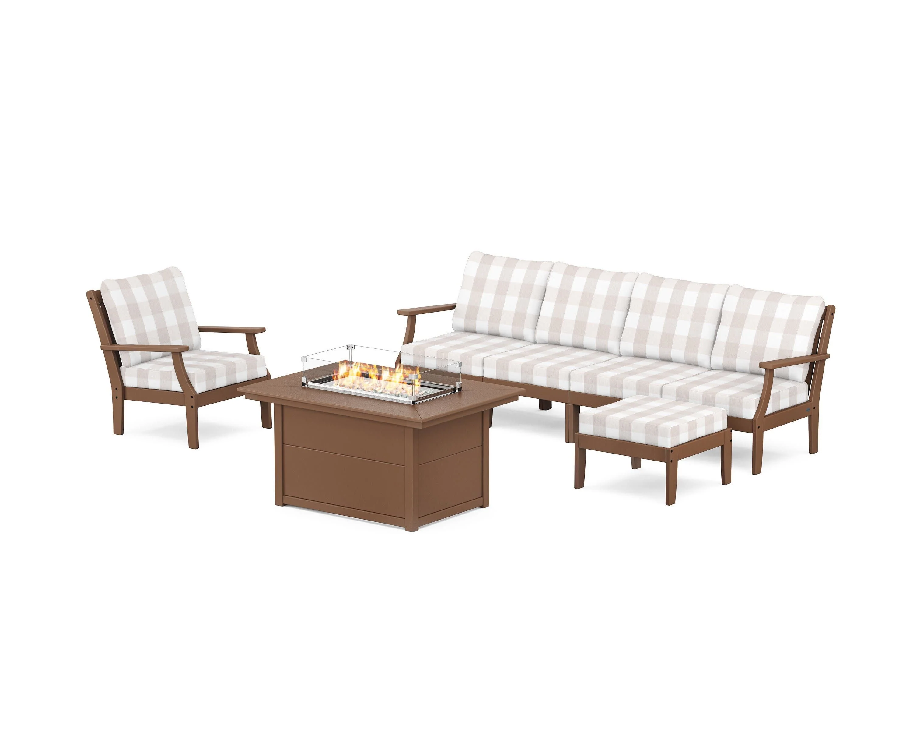 Braxton Sectional Lounge and Fire Pit Set - Image 130