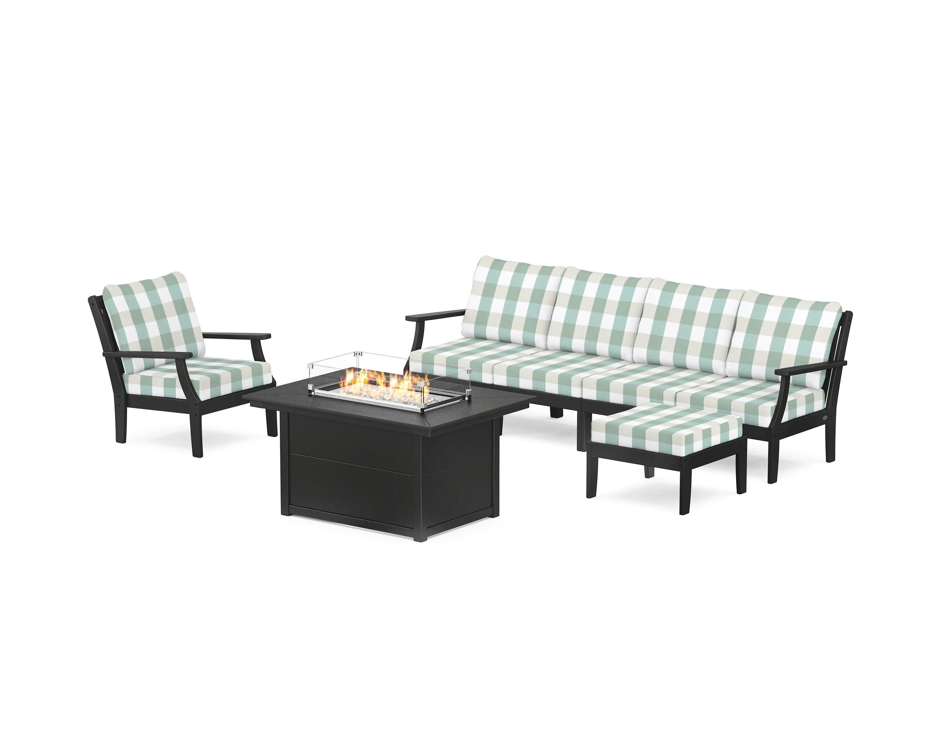 Braxton Sectional Lounge and Fire Pit Set - Image 206