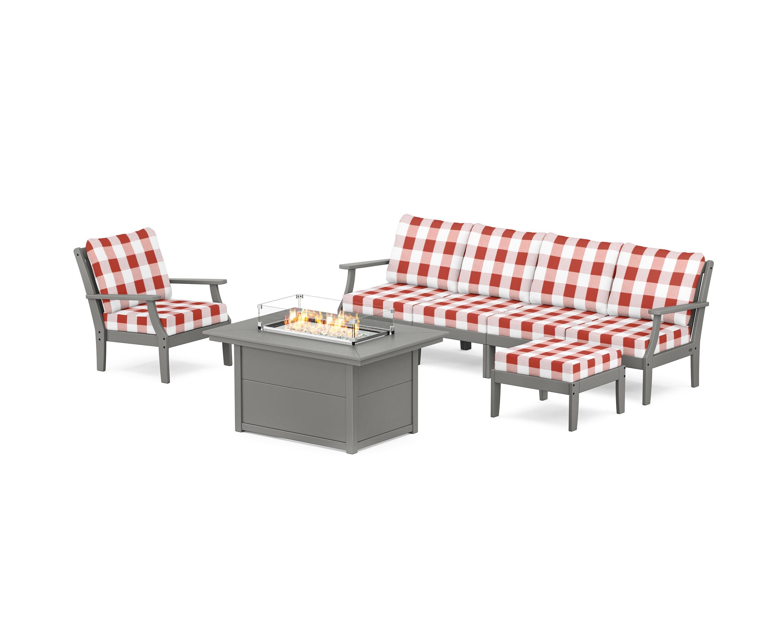 Braxton Sectional Lounge and Fire Pit Set - Image 55