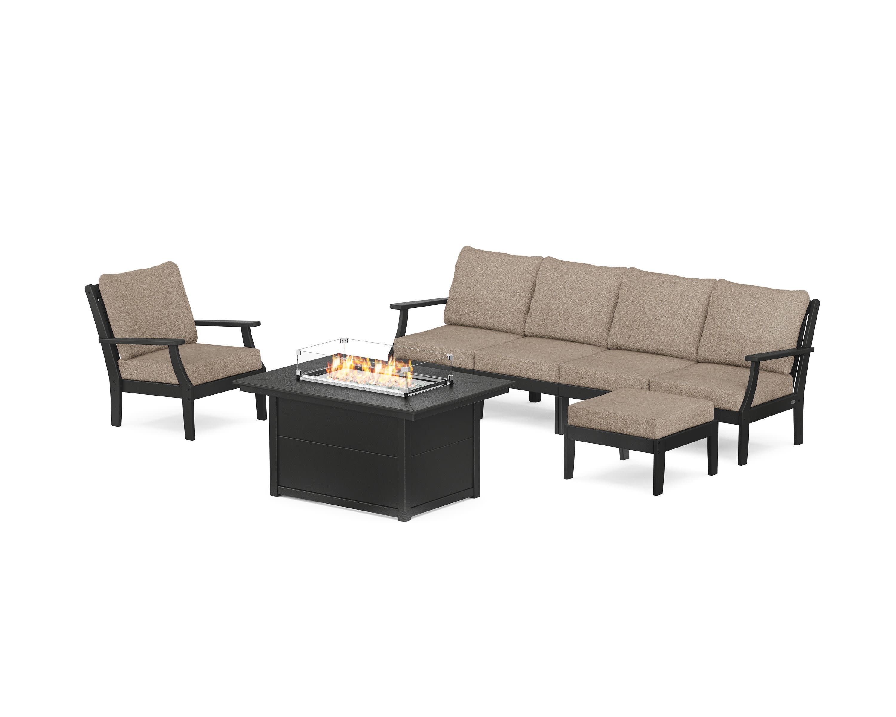 Braxton Sectional Lounge and Fire Pit Set - Image 59