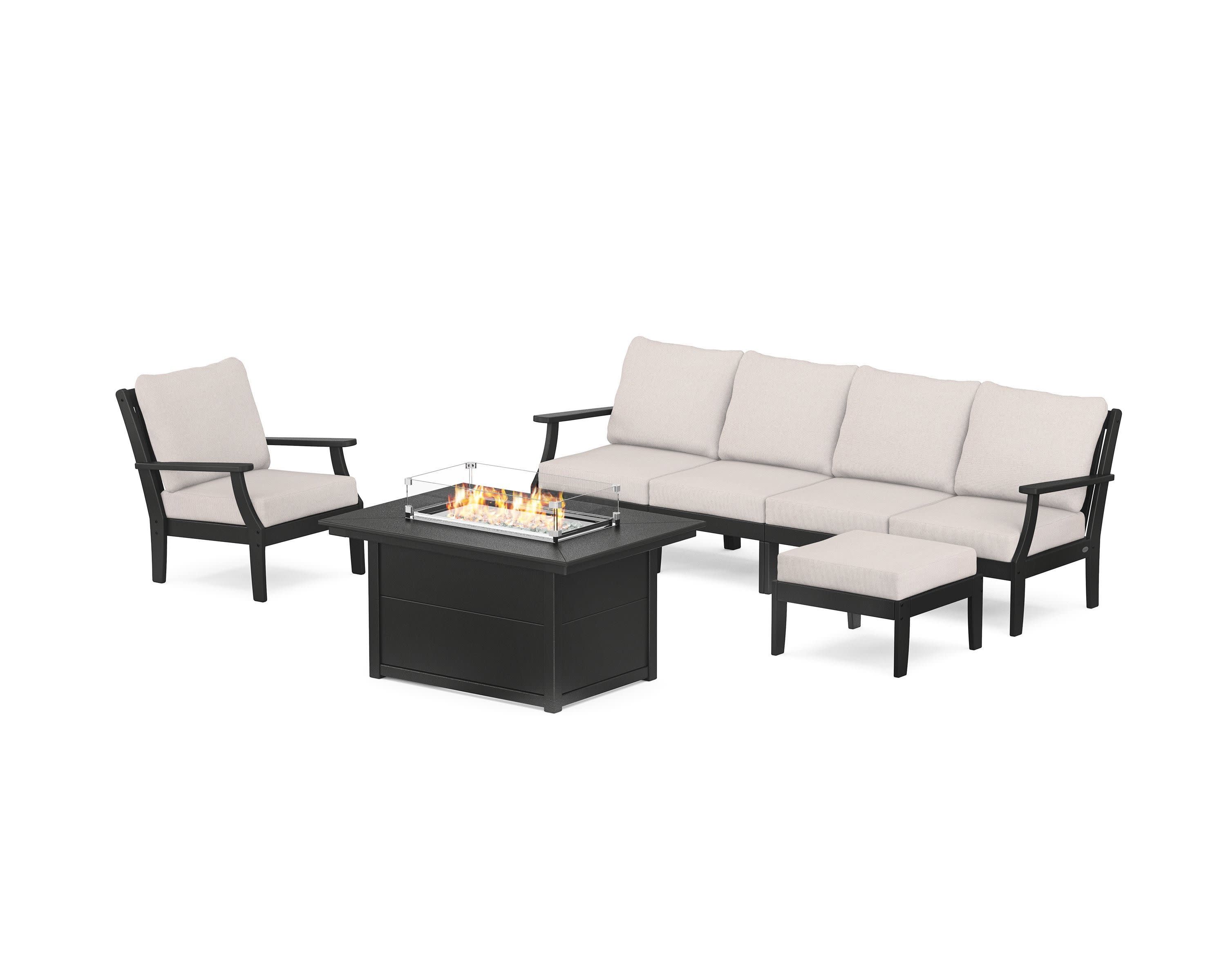 Braxton Sectional Lounge and Fire Pit Set - Image 79