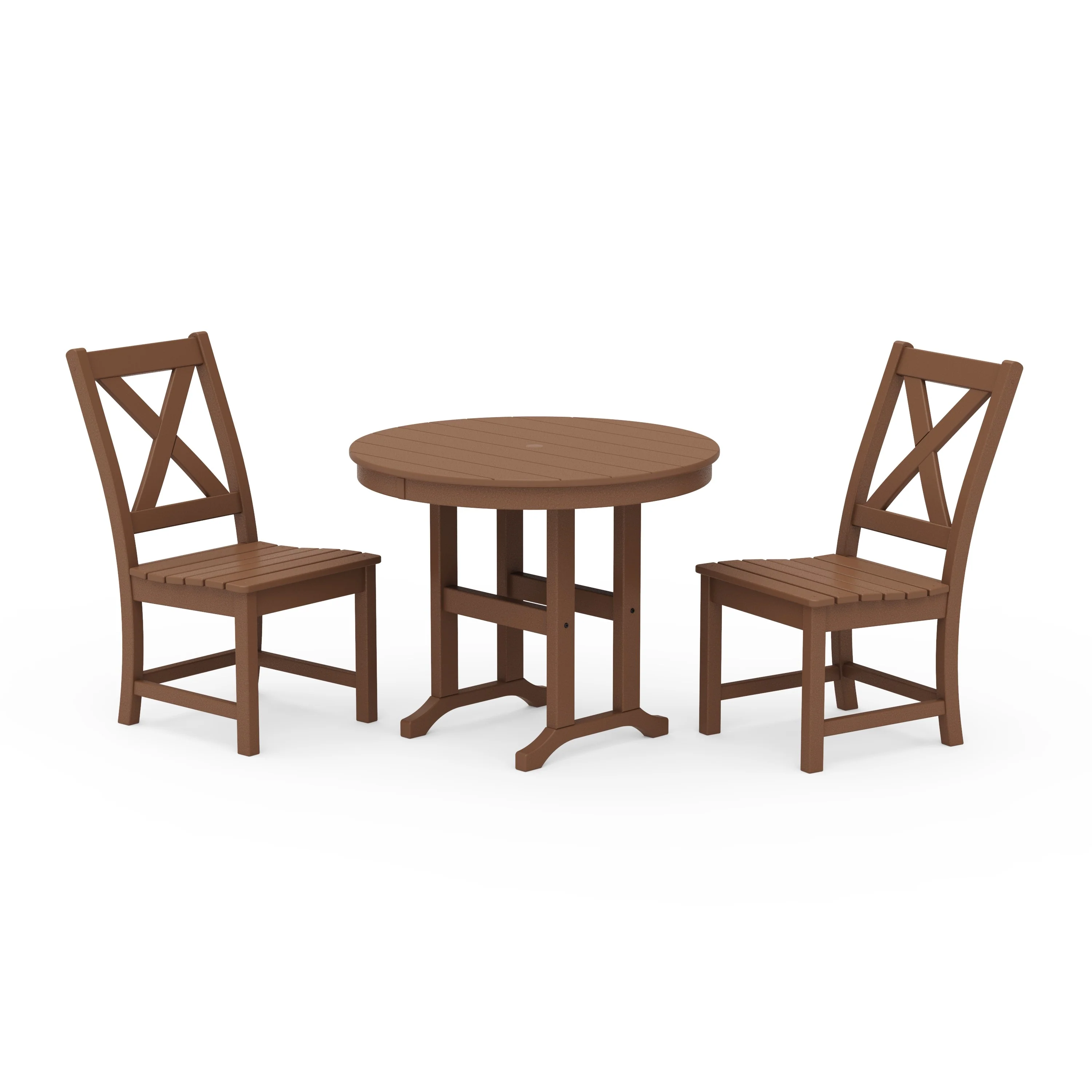 Braxton Side Chair 3-Piece Round Dining Set - Image 4