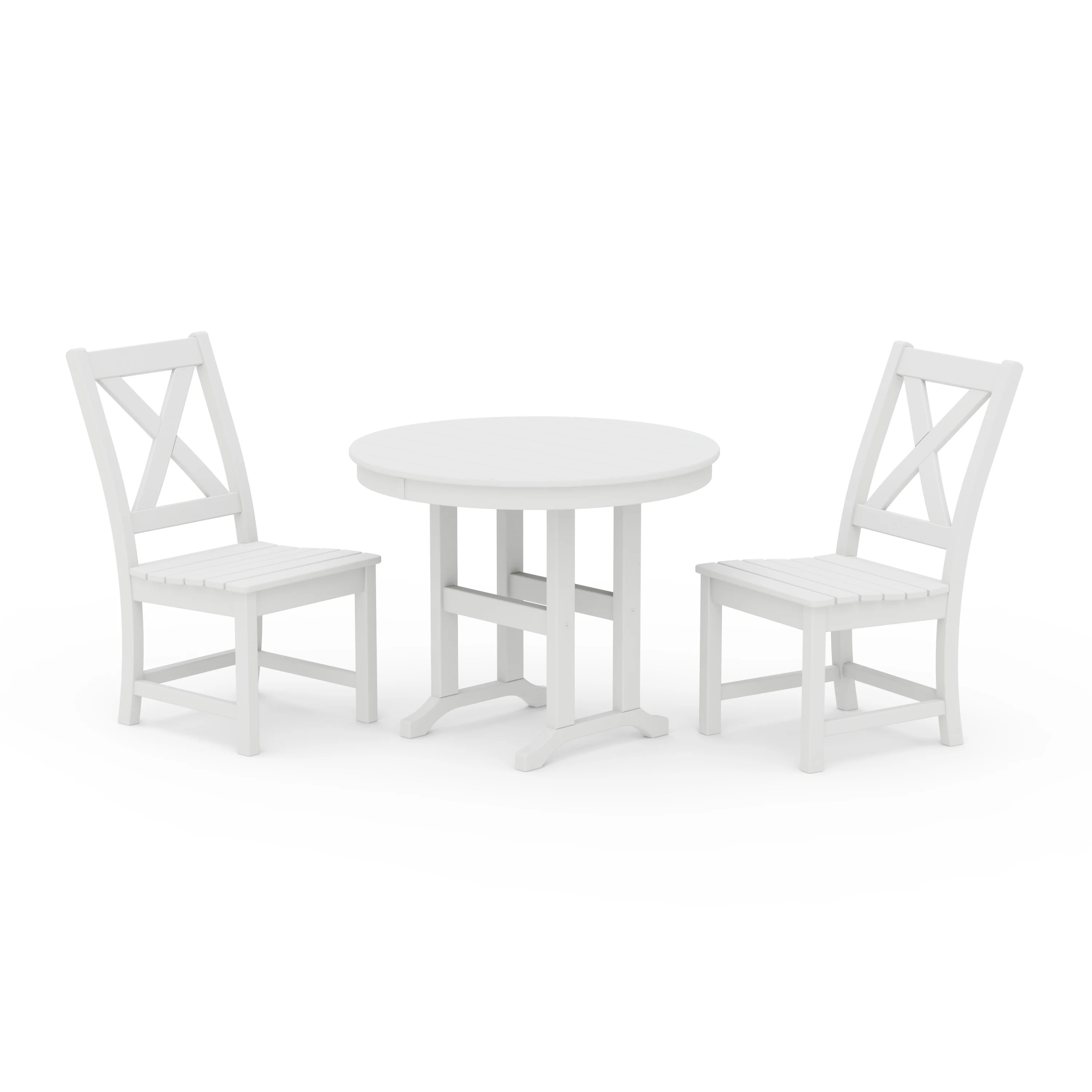 Braxton Side Chair 3-Piece Round Dining Set - Image 5