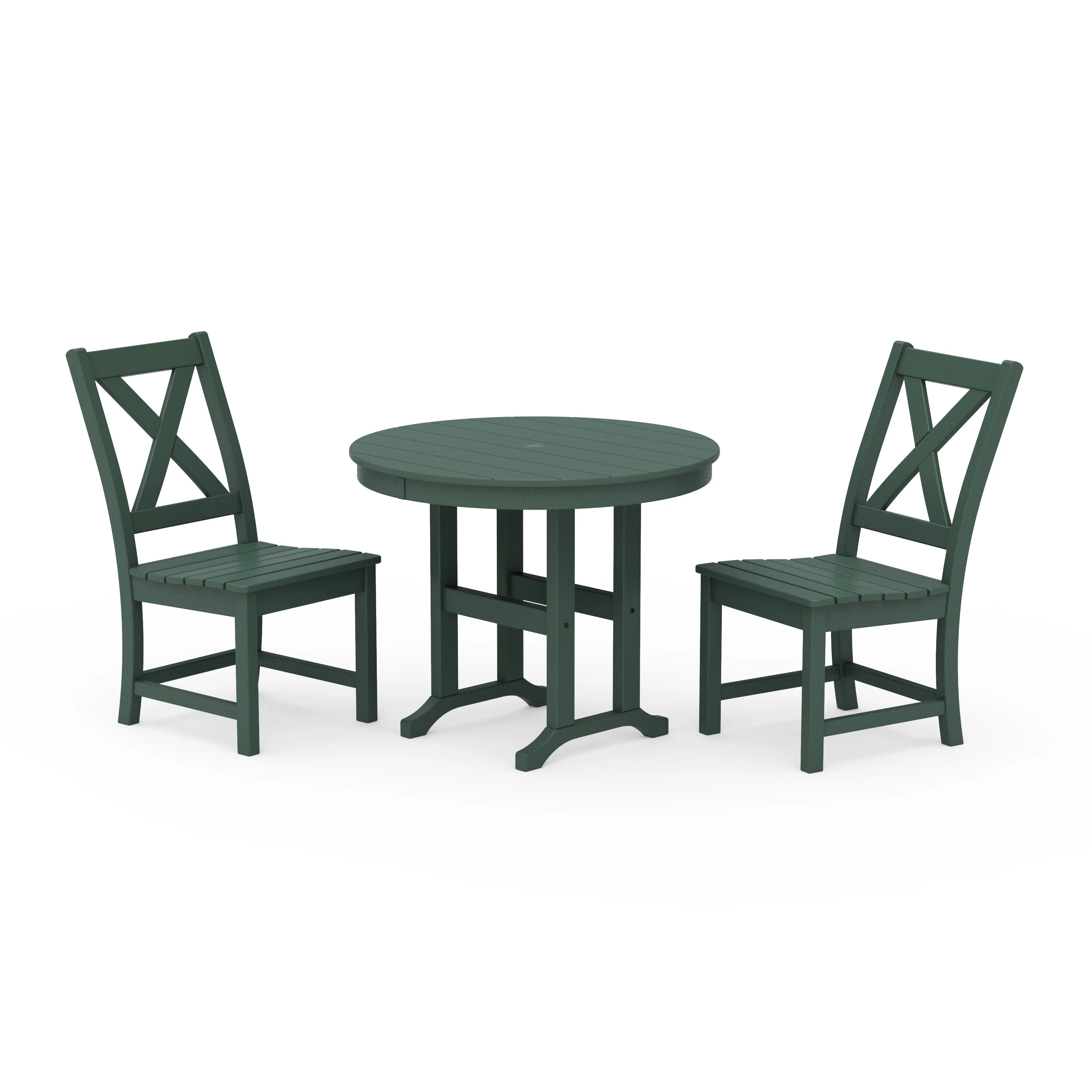 Braxton Side Chair 3-Piece Round Dining Set - Image 7