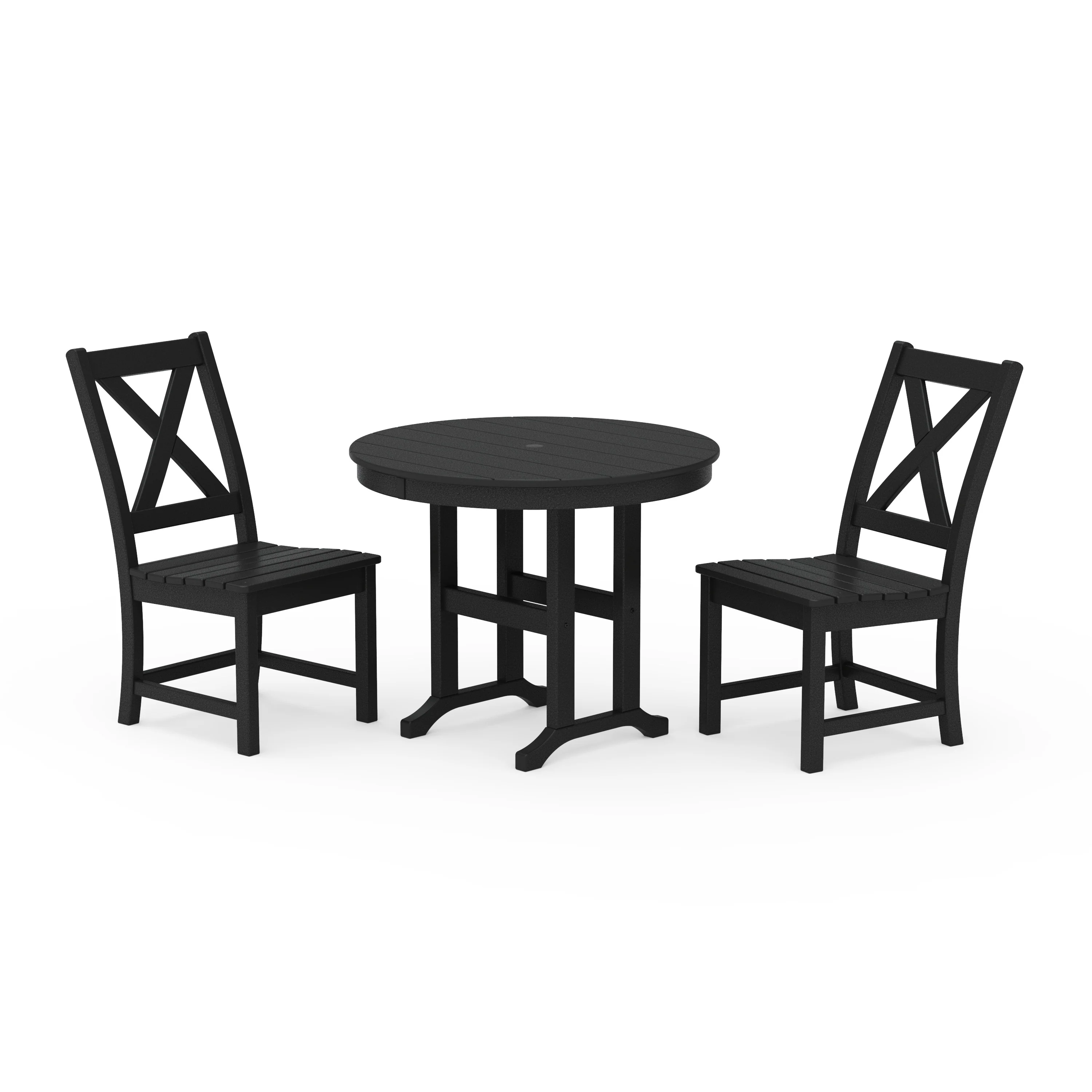 Braxton Side Chair 3-Piece Round Dining Set - Image 8