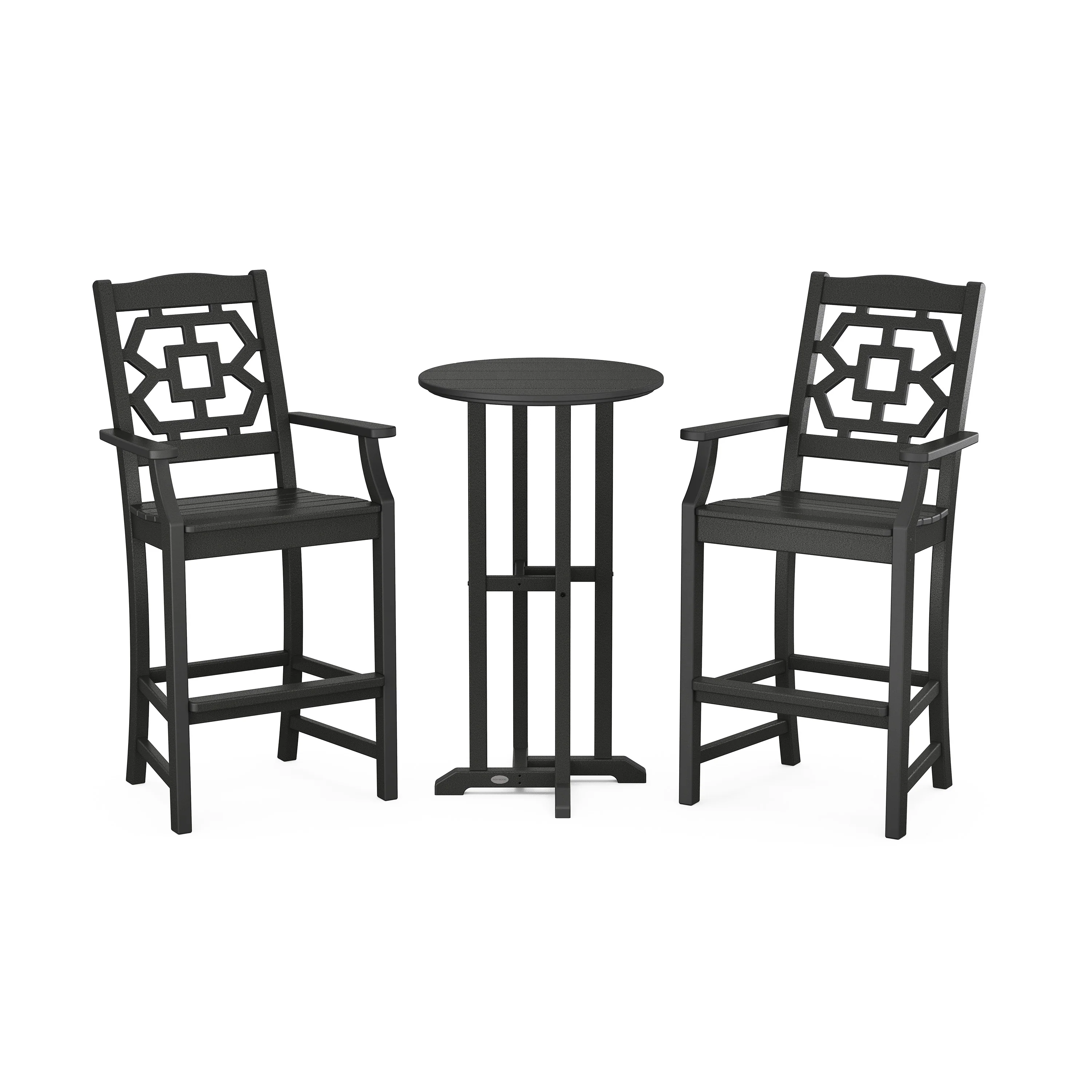 Chinoiserie 3-Piece Farmhouse Bar Set - Image 7