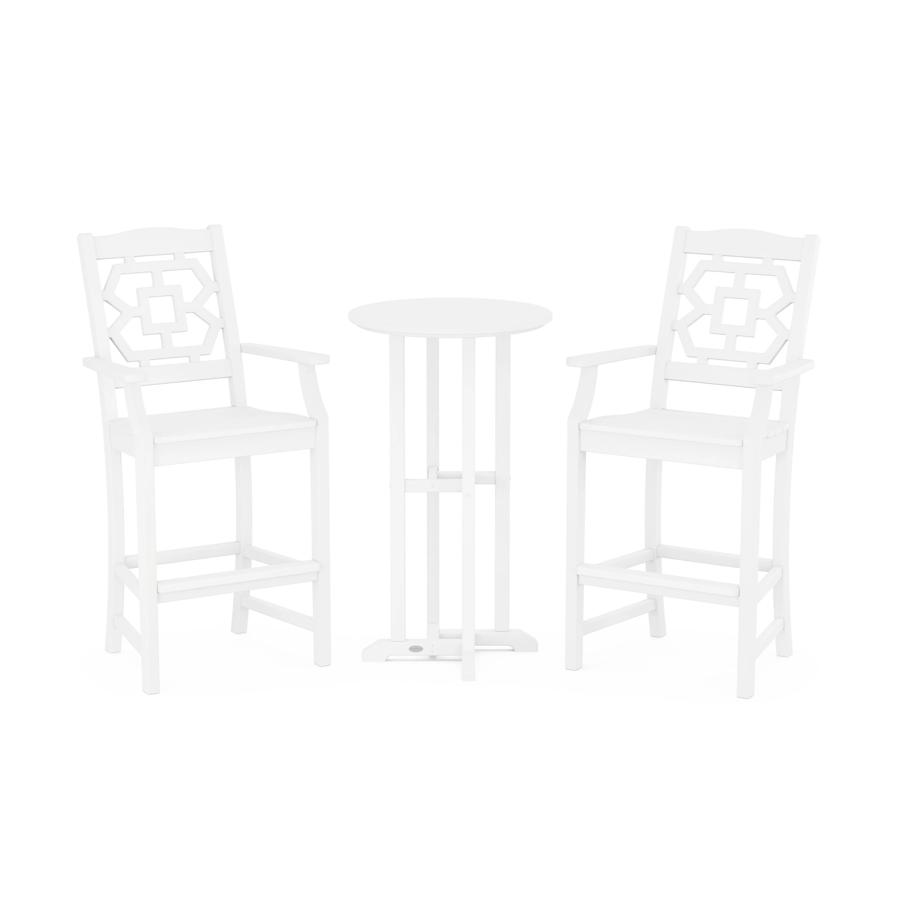 Chinoiserie 3-Piece Farmhouse Bar Set - Image 9