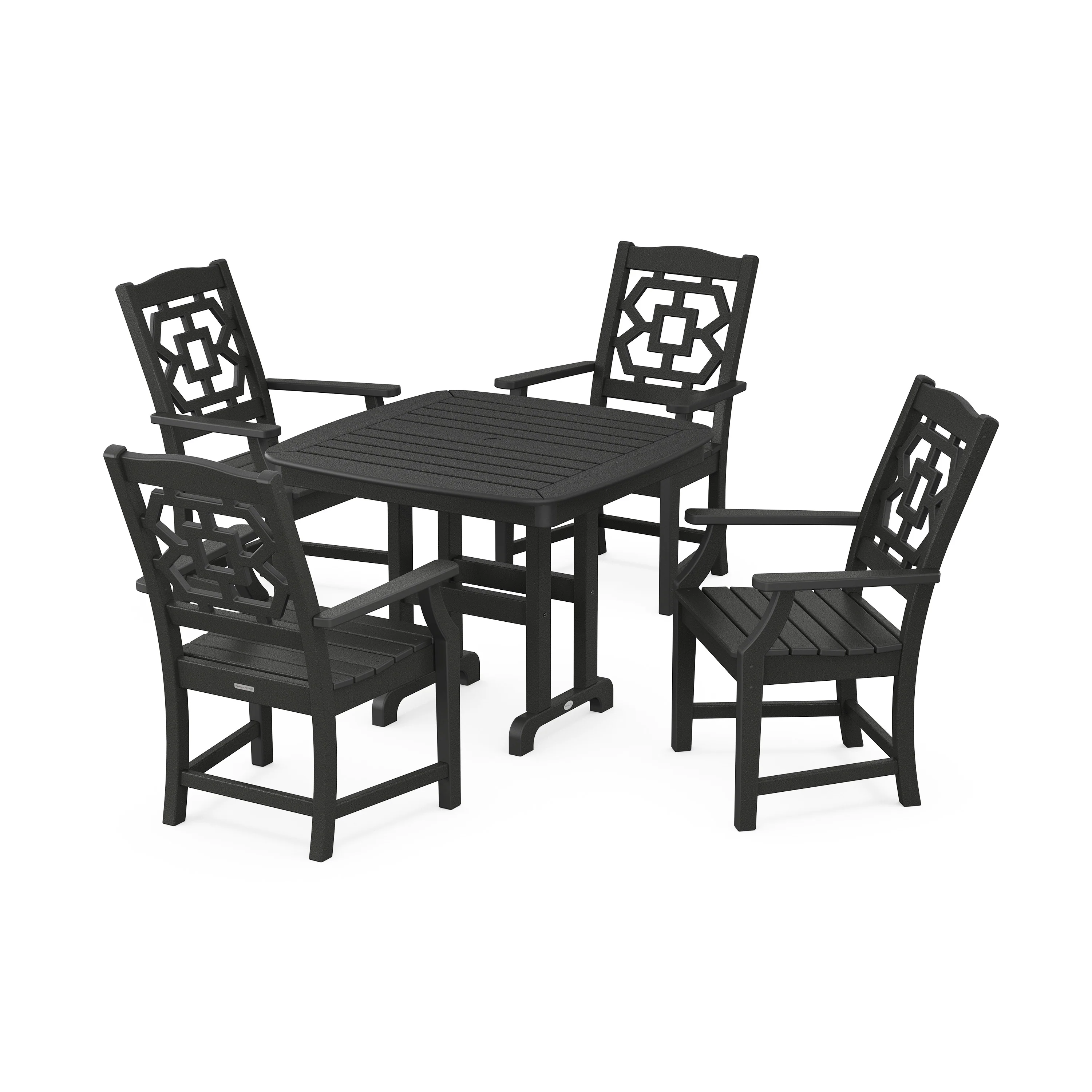 Chinoiserie 5-Piece Dining Set - Image 7
