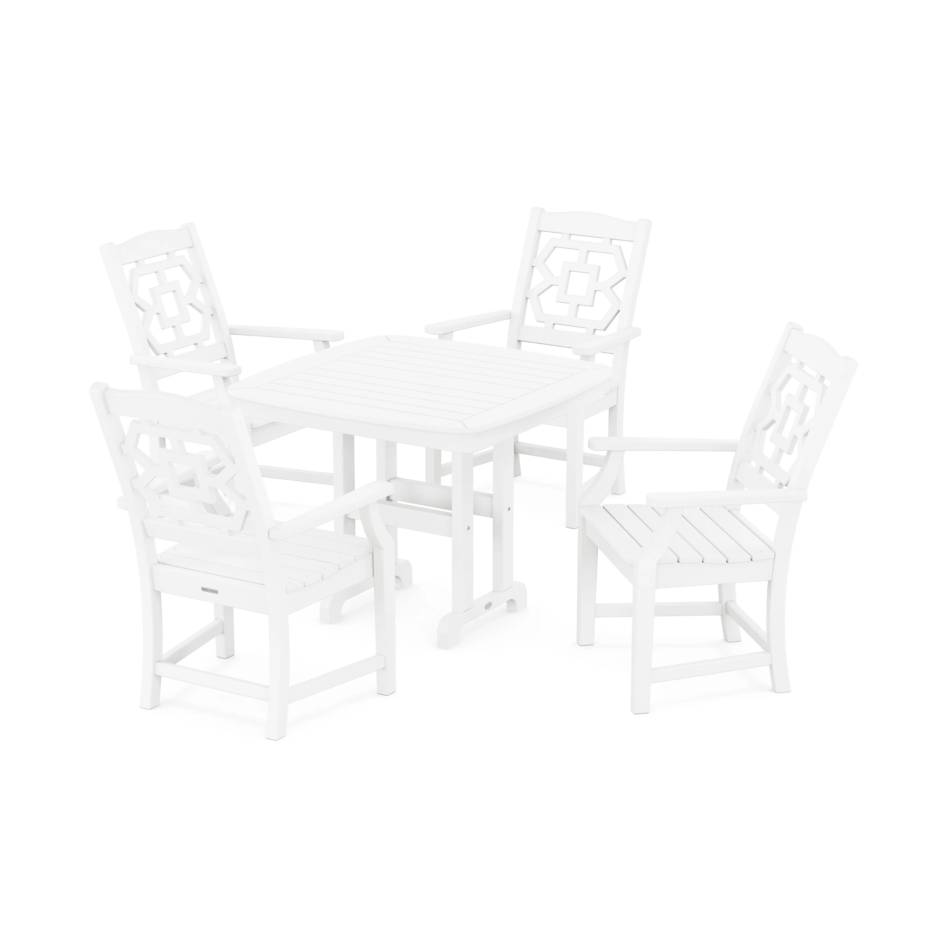 Chinoiserie 5-Piece Dining Set - Image 8